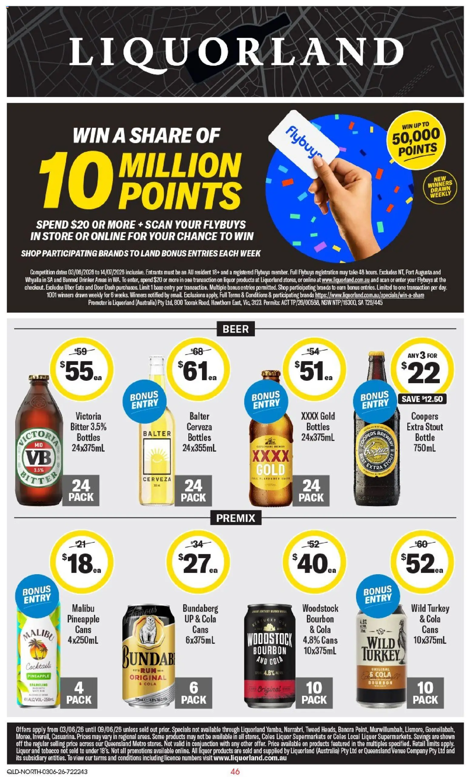 Coles catalogue - valid from 03.06.2026 | Page: 47 | Products: Door, Beer, Pineapple, Bourbon