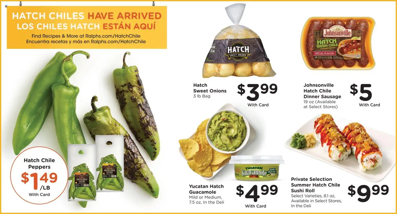 Ralphs Weekly Ad - valid from 08/05/2026 | Page: 10 | Products: Peppers, Sausage, Bag
