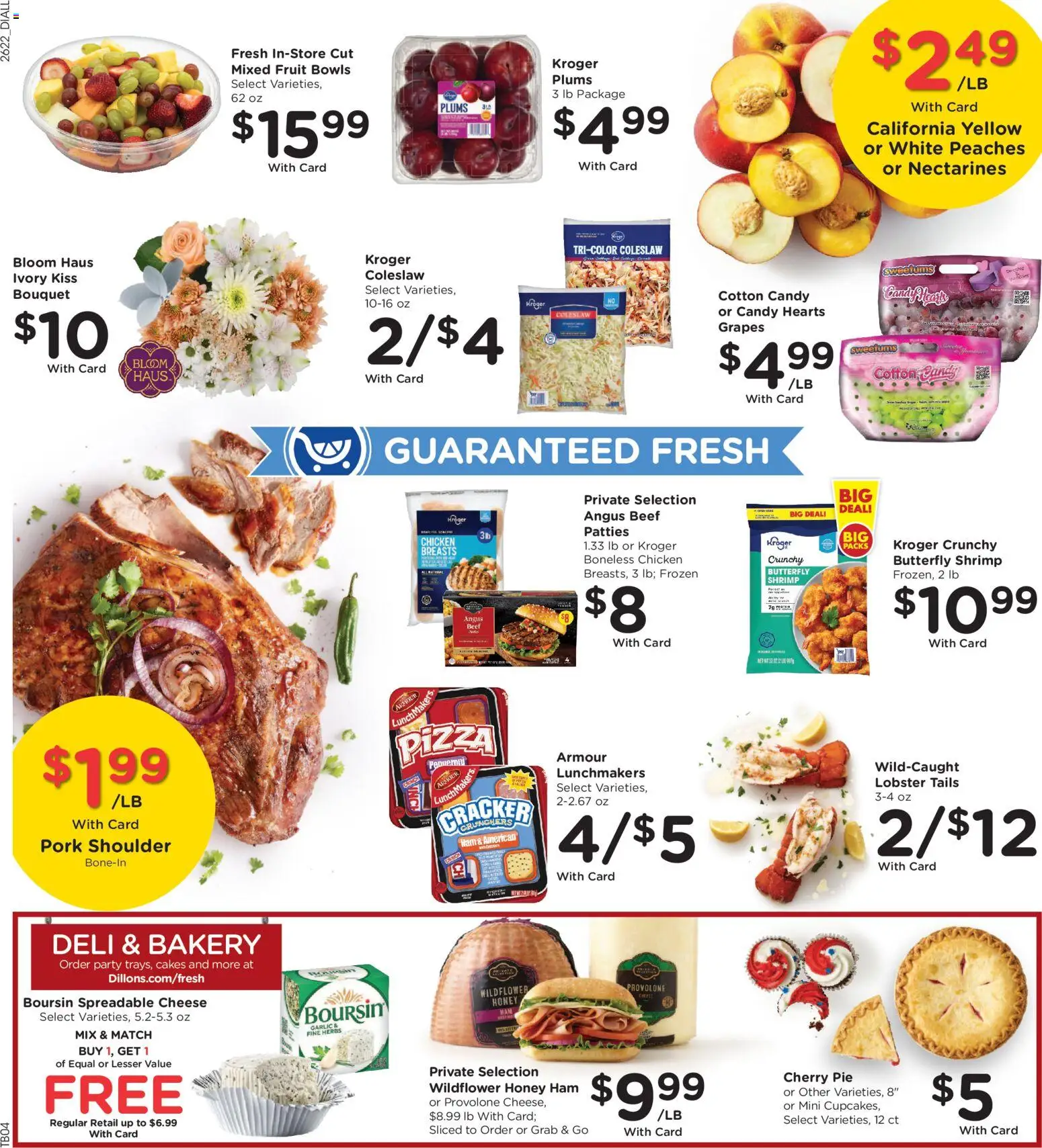 Dillons Weekly Ad - valid from 07/01/2026 | Page: 13 | Products: Bakery, Cheese, Pork, Grapes