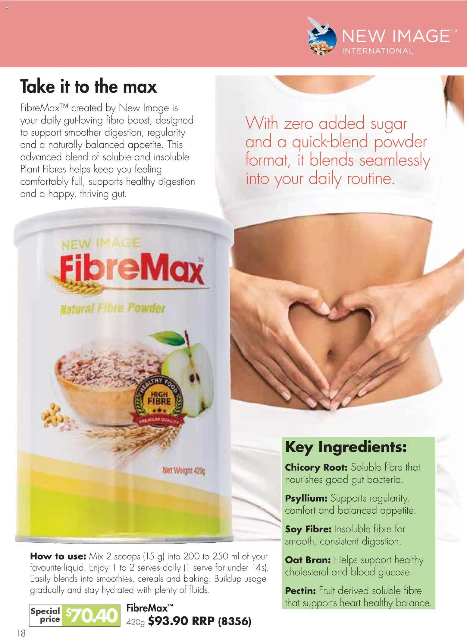 Nutrimetics catalogue - valid from 16/09/2026 | Page: 18 | Products: Ingredients, Powder, Cereals, Weight