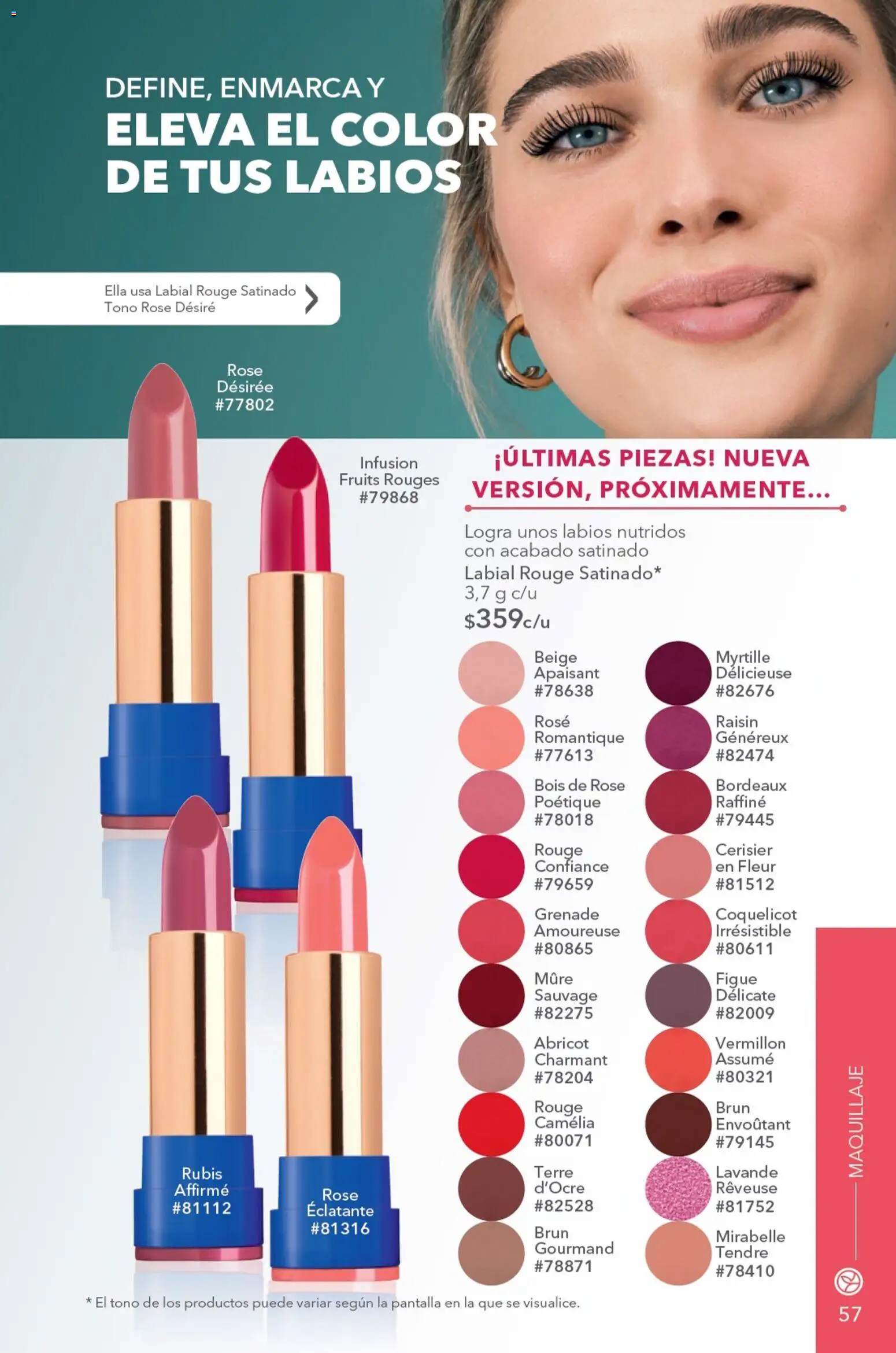 Nuevas ofertas de Yves Rocher válidas en toda la República Mexicana desde el 04/08/2026. ¡Encuentra las mejores ofertas en Yves Rocher campaña 11 2026! | Página: 61 | Productos: Maquillaje