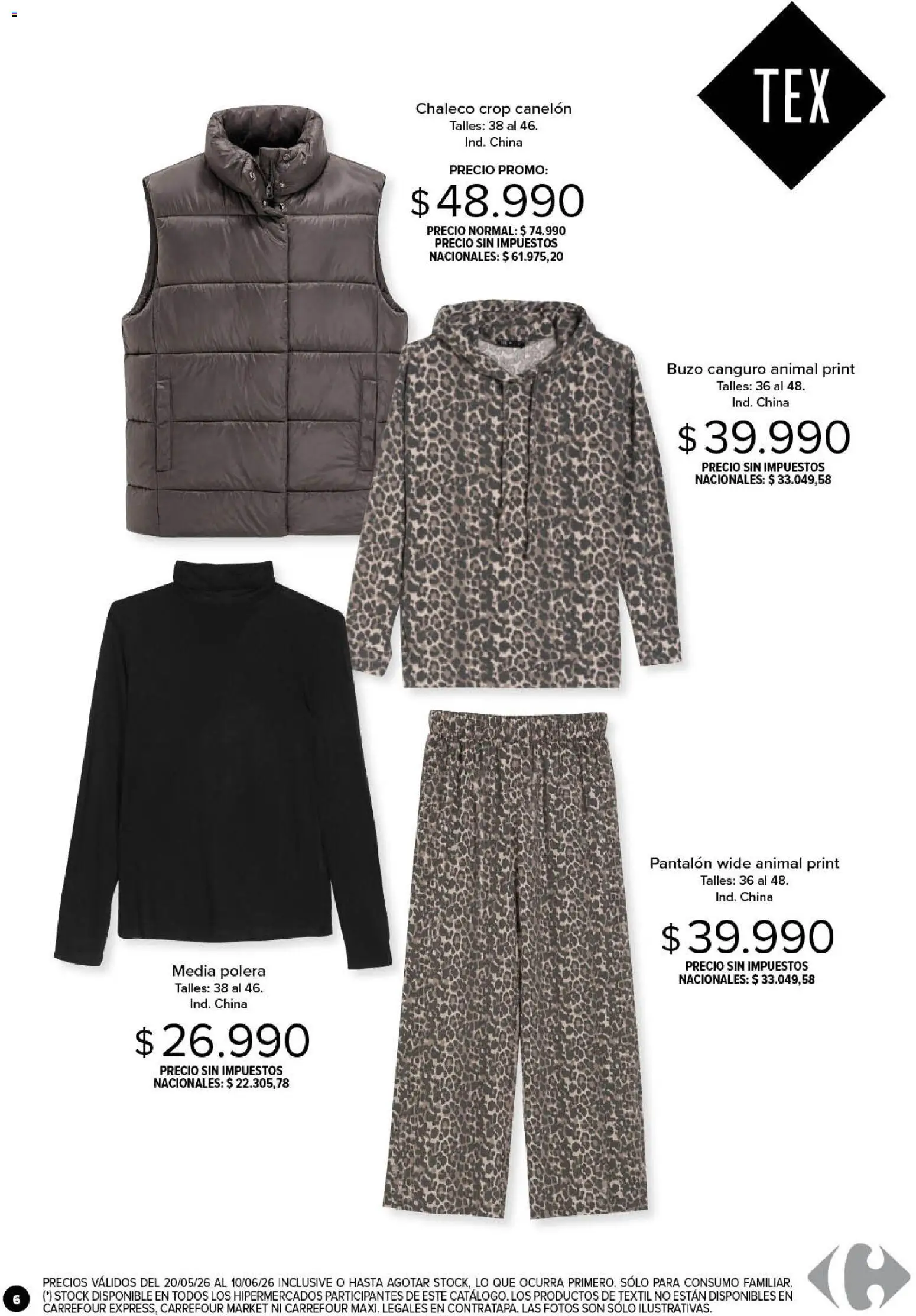 Carrefour - Tex | Otoño - Invierno │ válido desde el 20.05.2026 | Página: 6