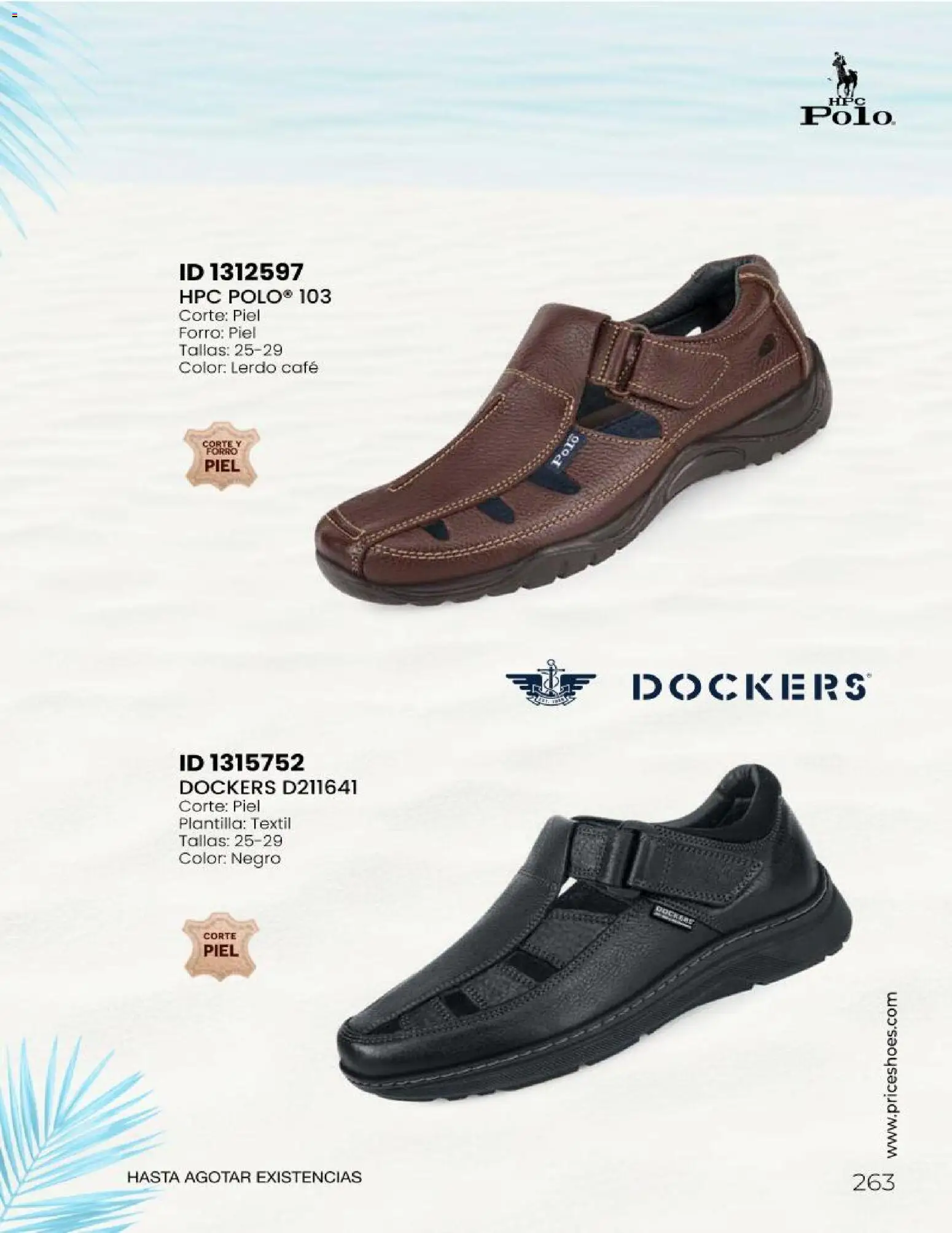 Nuevas ofertas de Price Shoes válidas en toda la República Mexicana desde el 23/06/2026. ¡Encuentra las mejores ofertas en Price Shoes catálogo Sandalias 2026! | Página: 263 | Productos: Café