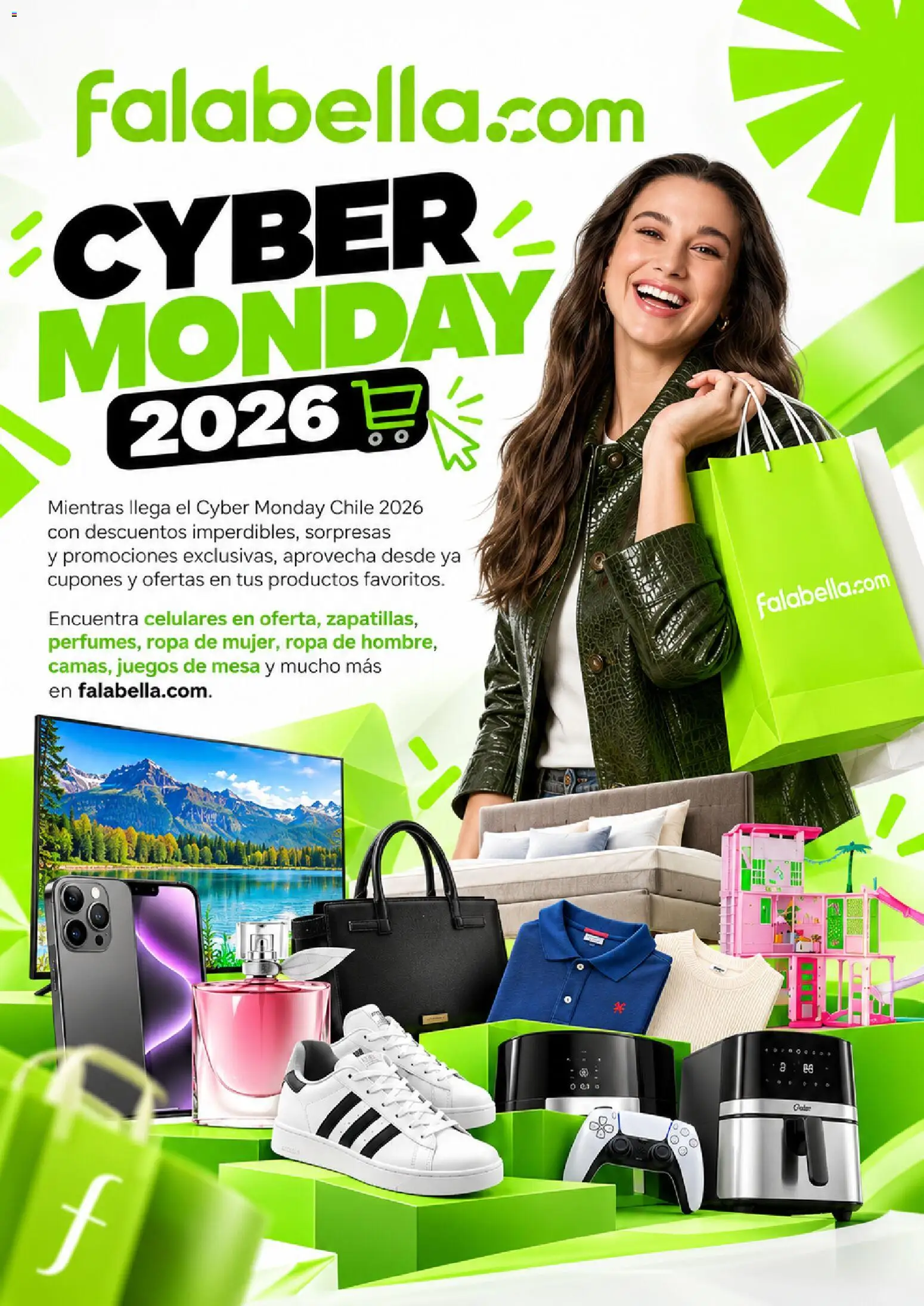 Falabella Cyber Monday │ válido desde el 05.10.2026 | Página: 1 | Productos: Mesa, Juegos de mesa, Ropa