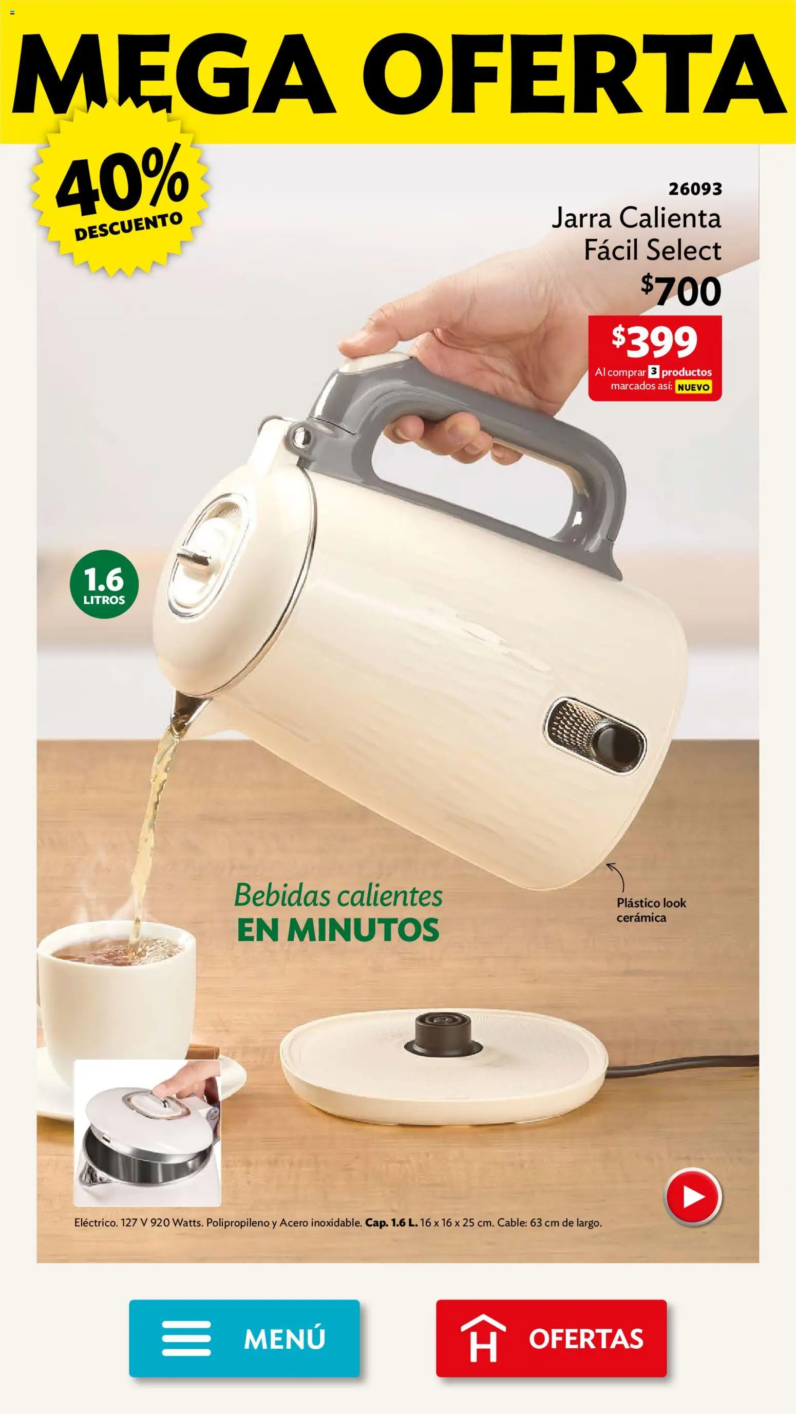 Nuevas ofertas de Betterware válidas en toda la República Mexicana desde el 02/11/2026. ¡Encuentra las mejores ofertas en Betterware campaña 11 2026! | Página: 8