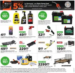 Preview of Mills Fleet Farm weekly ads valid from 01.06.2026 | Page: 9 | Products: Battery, Ratchet, Date, Phone