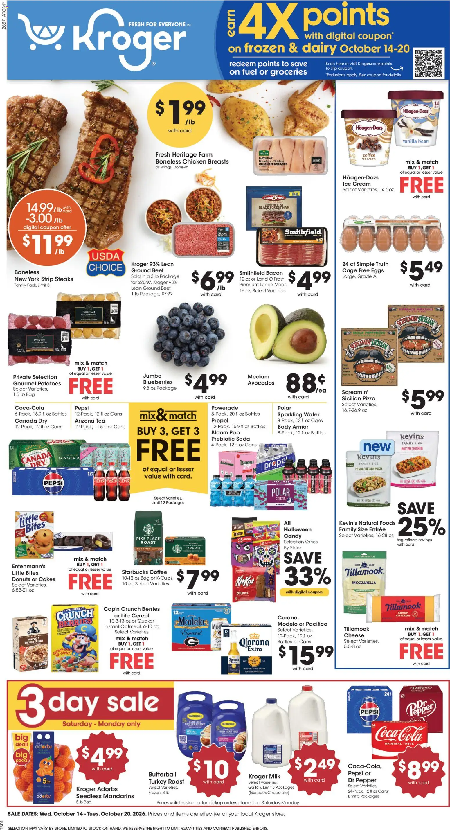 Kroger Weekly Ad - valid from 10/14/2026 | Page: 1