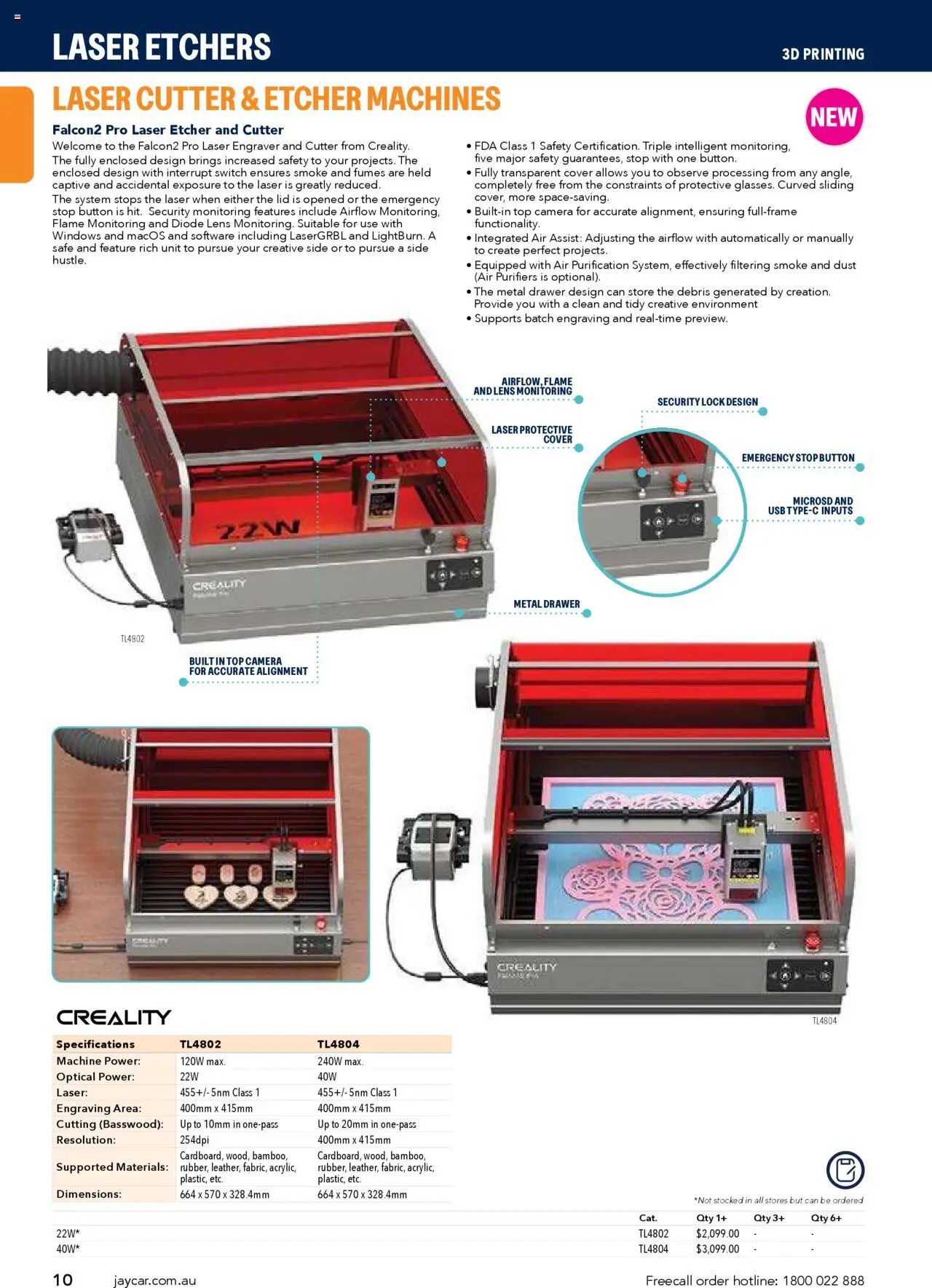 Jaycar catalogue - valid from 09/07/2025 | Page: 10 | Products: Drawer, Camera, Usb, Cutter