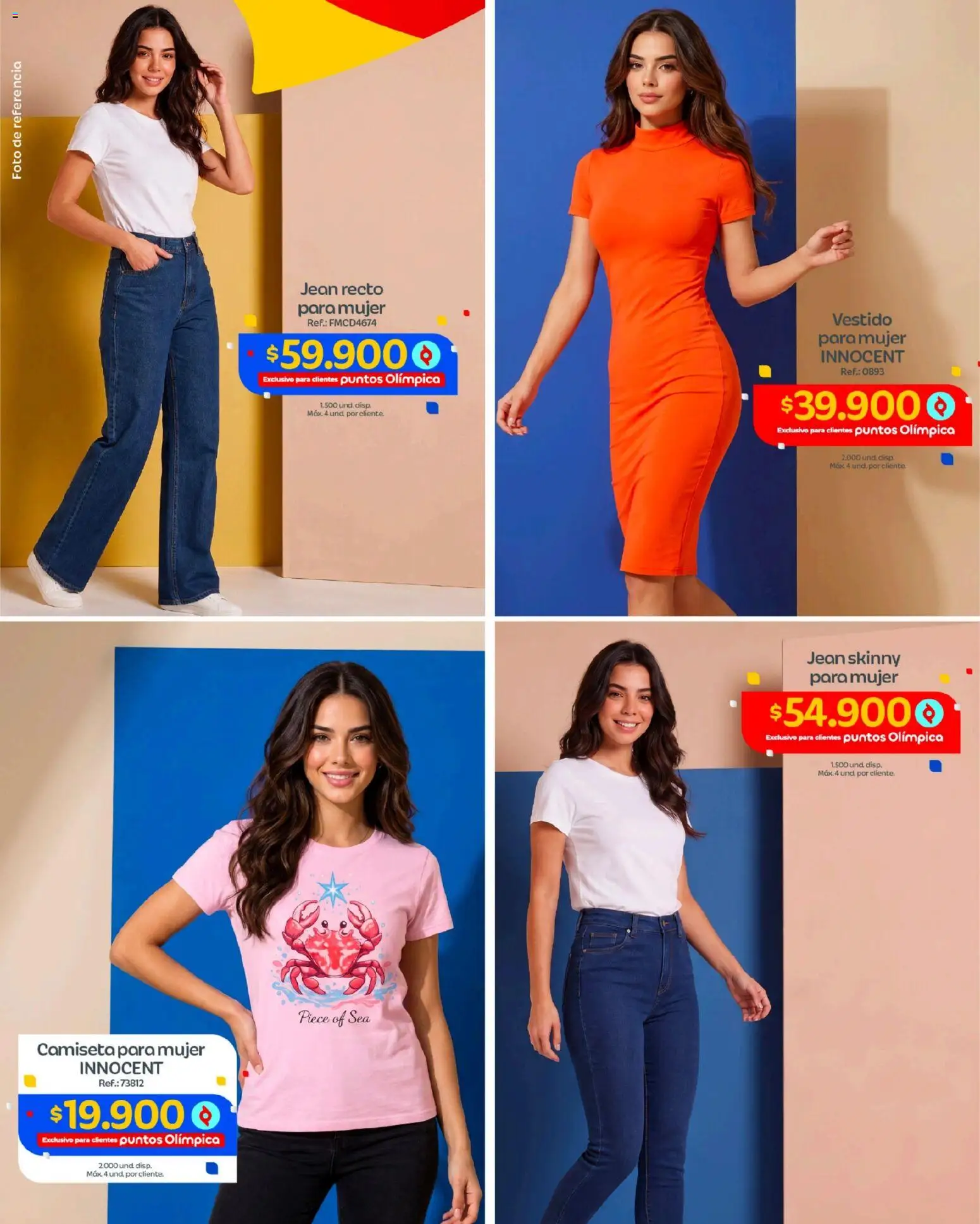 Olímpica revista - valida desde el 30/07/2026 | Página: 2 | Productos: Jean, Camiseta, Vestido
