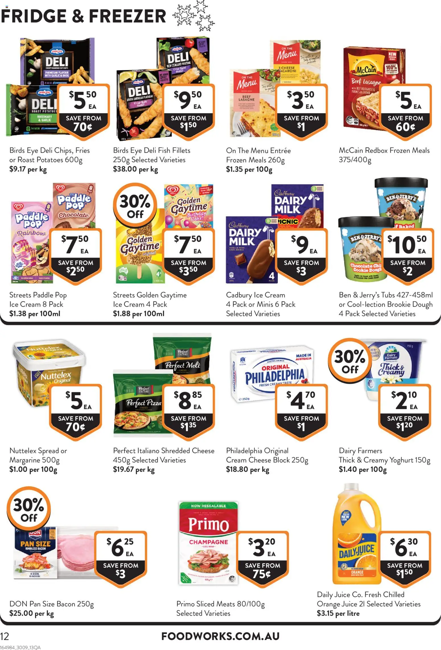 Foodworks catalogue - valid from 30/09/2026 | Page: 11 | Products: Fries, Bacon, Chocolate, Cake