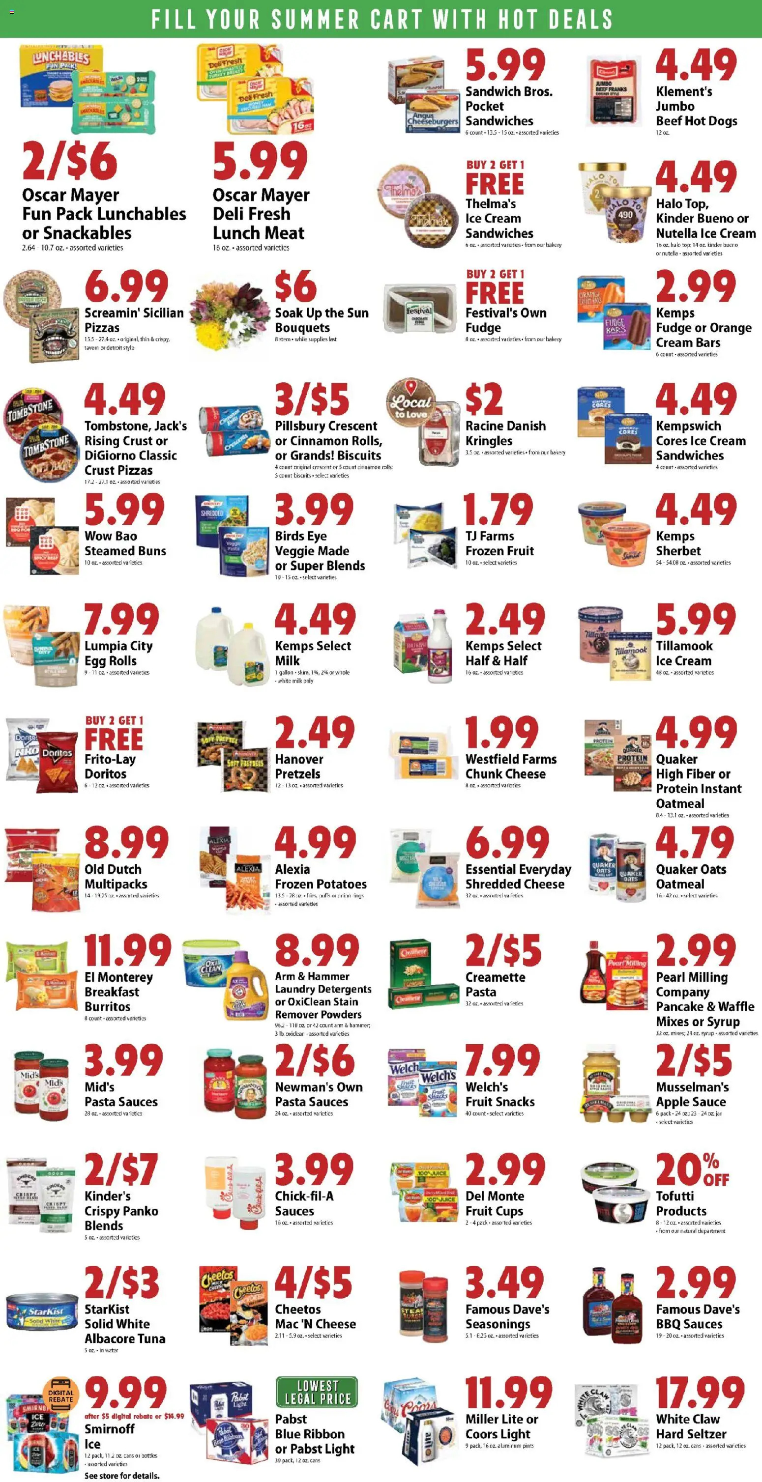 Festival Foods Weekly Ad - valid from 08/19/2026 | Page: 5 | Products: Nutella, Protein, Tuna, Steak