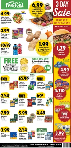 Preview of Festival Foods weekly ads valid from 09/16/2026