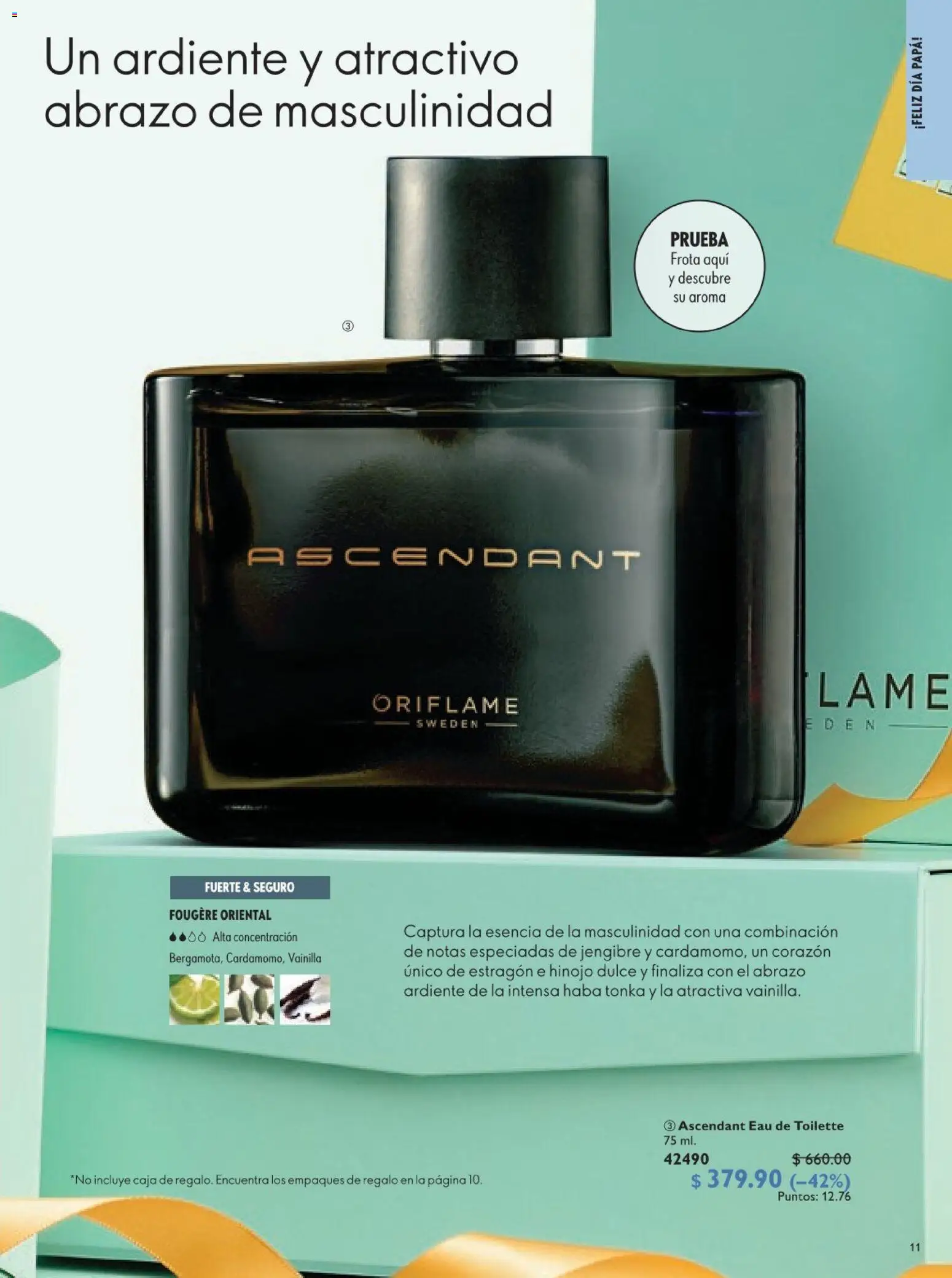 Nuevas ofertas de Oriflame válidas en toda la República Mexicana desde el 30.05.2026. ¡Encuentra las mejores ofertas en Oriflame campaña 8 2026! | Página: 11 | Productos: Papa, Hinojo, Caja, Eau de toilette