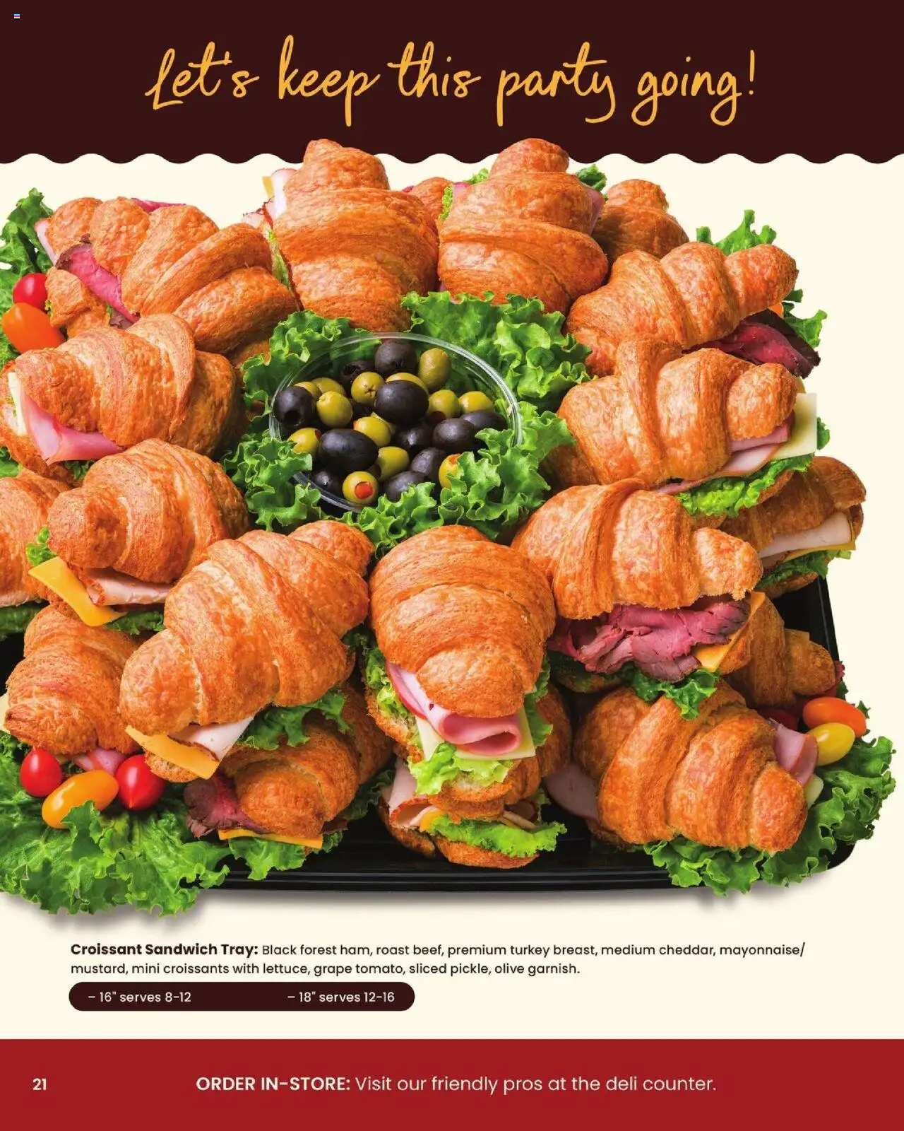 Acme Entertaining Guide - valid from 10/03/2025 | Page: 22 | Products: Turkey, Croissant, Croissants