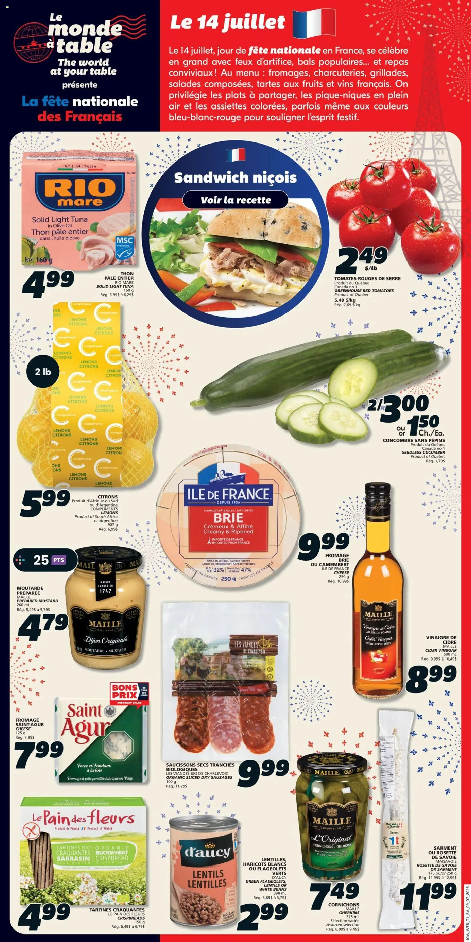 IGA flyer valid from Jul 9, 2026 | Page: 15