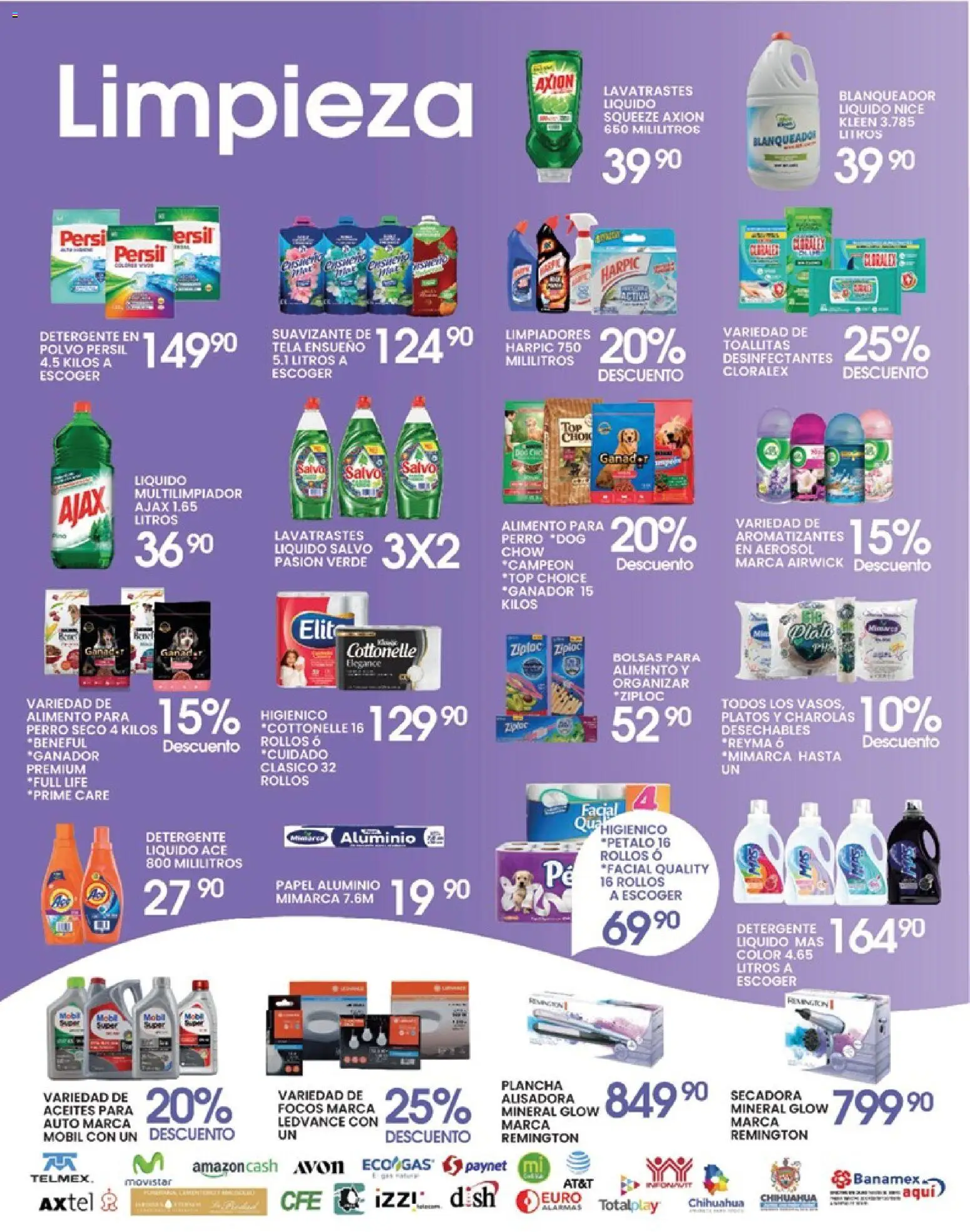 Nuevas ofertas de Alsuper válidas en toda la República Mexicana desde el 05.05.2026. ¡Encuentra las mejores ofertas en Alsuper folleto Chihuahua-Ciudad! | Página: 5 | Productos: Secadora, Suavizante, Plancha, Polvo
