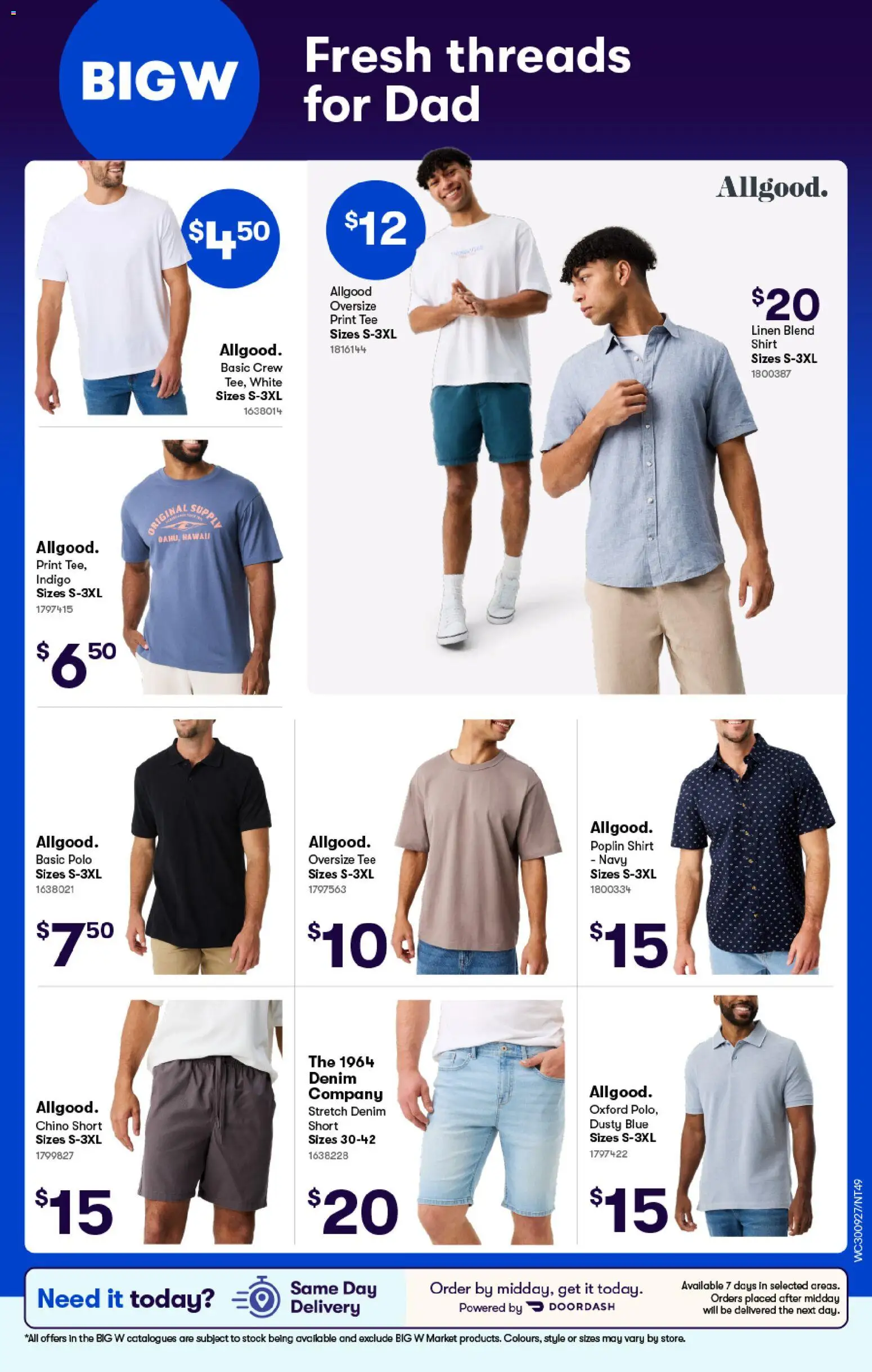 Woolworths catalogue - valid from 30/09/2026 | Page: 45 | Products: Denim, Linen, Shirt