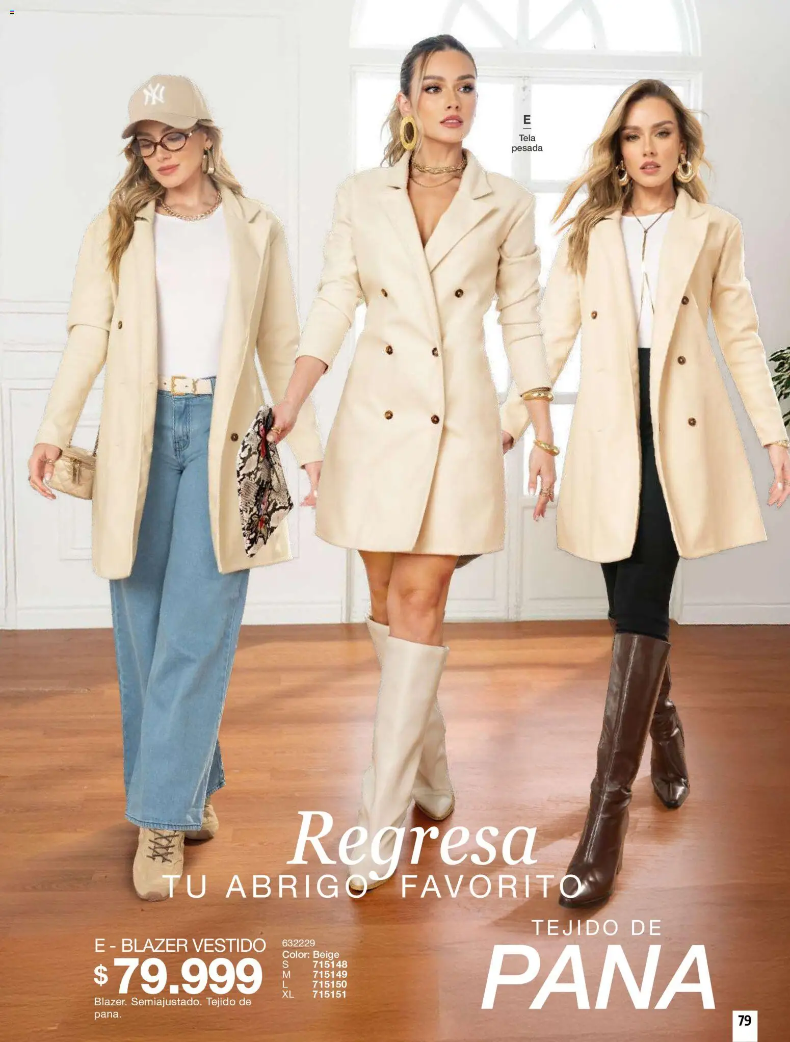 Carmel revista - valida desde el 01/10/2026 | Página: 79 | Productos: Blazer, Vestido, Abrigo