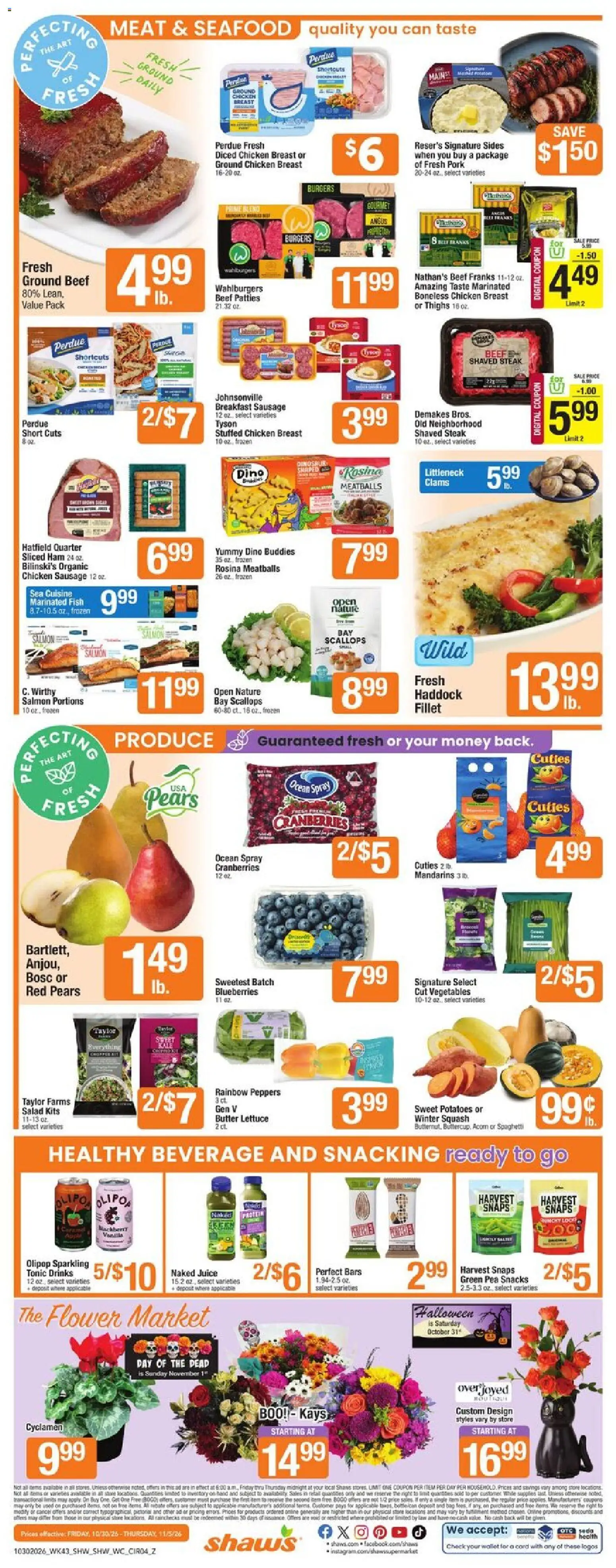 Shaw's Weekly Ad - valid from 10/30/2026 | Page: 4