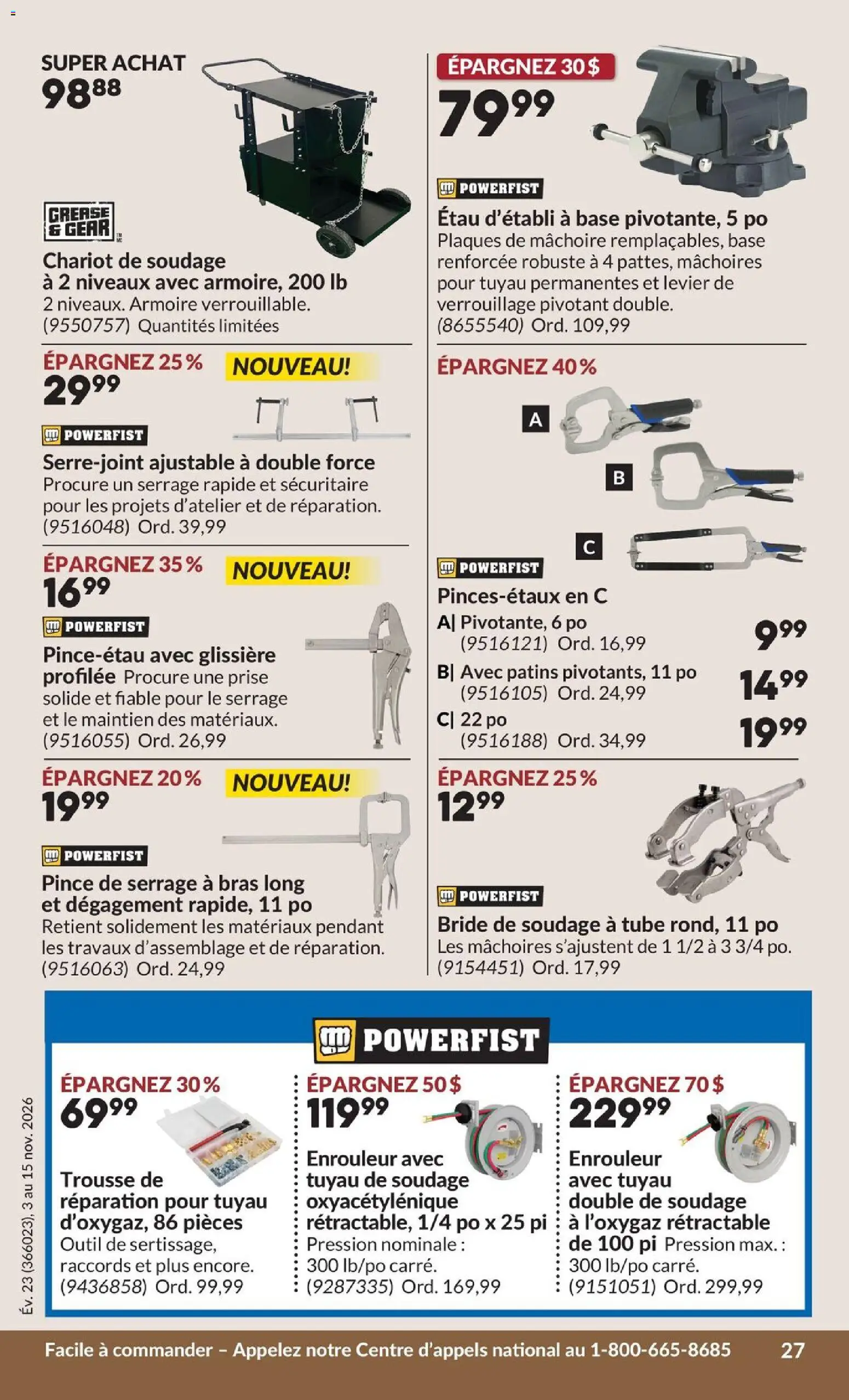 Princess Auto flyer valid from Nov 1, 2026 | Page: 31