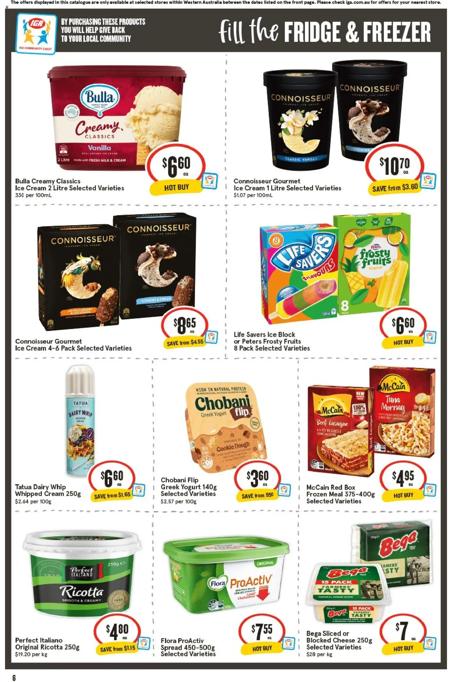 IGA catalogue - valid from 12/08/2026 | Page: 7 | Products: Protein, Whipped cream, Ice, Cookies