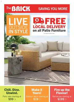 Preview of The Brick flyer - Patio Season New from shop The Brick valid from Mar 2, 2026