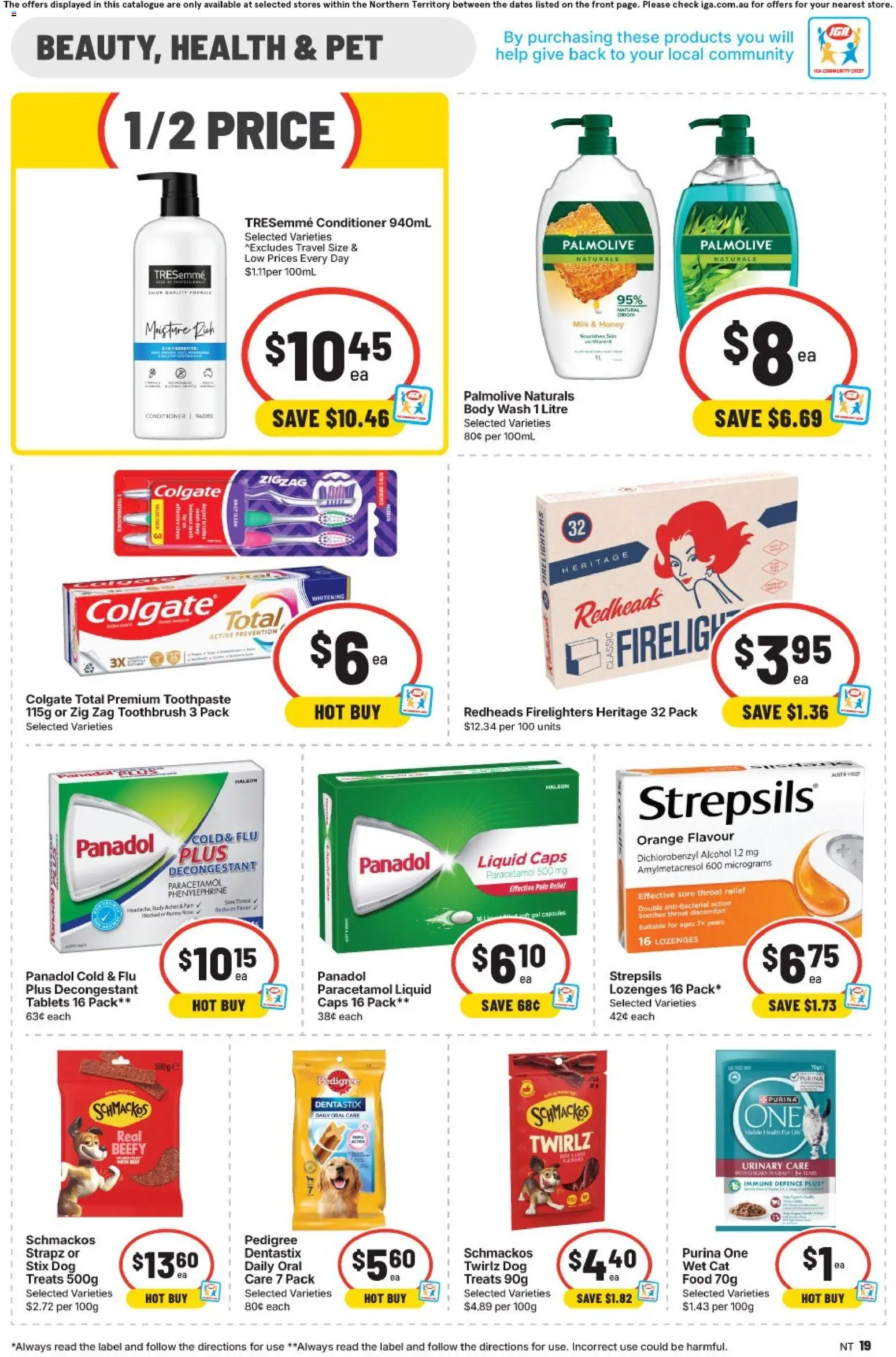 IGA catalogue - valid from 19/08/2026 | Page: 15 | Products: Alcohol, Toothpaste, Capsules, Toothbrush