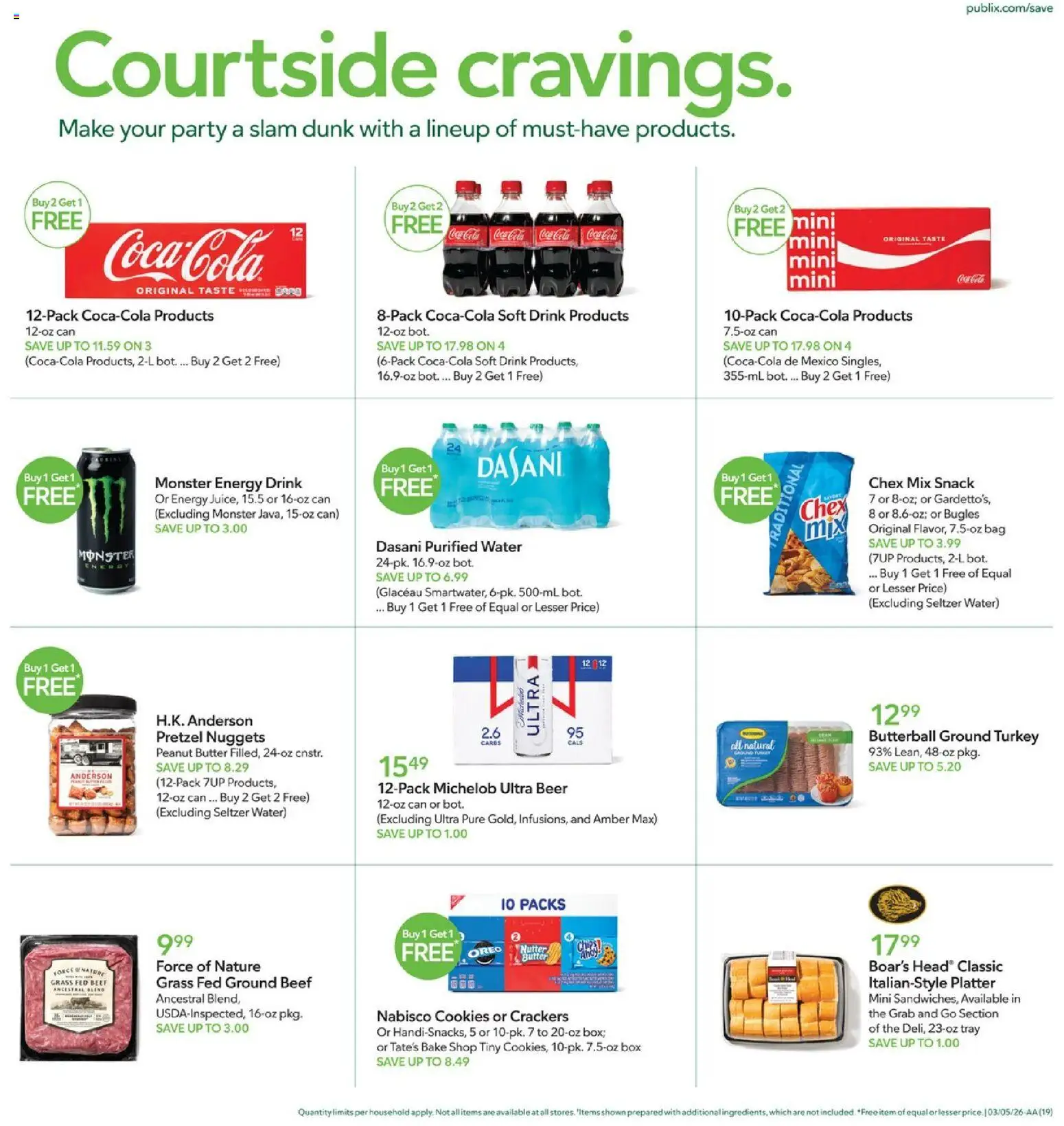 Publix Weekly Ad - valid from 04.03.2026 | Page: 19 | Products: Box, Beer, Beef, Bag