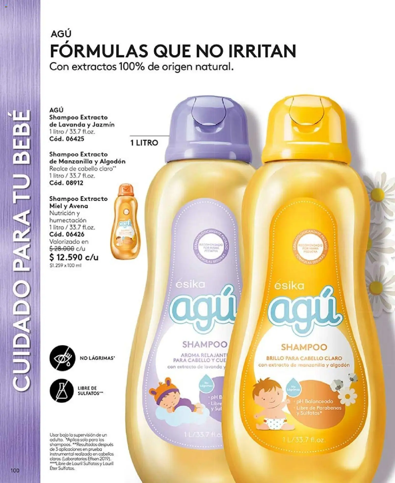 Catálogo Ésika Campaña 12 │ válido desde el 06.07.2026 | Página: 100 | Productos: Avena, Brillo, Algodón, Shampoo