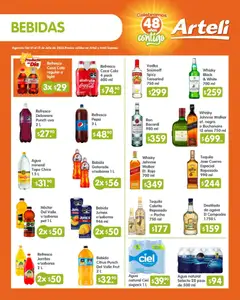 Vista previa de Arteli folleto Quincenal, nuevo folleto de la tienda, válido en México a partir del 01/07/2026 | Página: 5 | Productos: Refresco, Uva, Tequila, Vodka