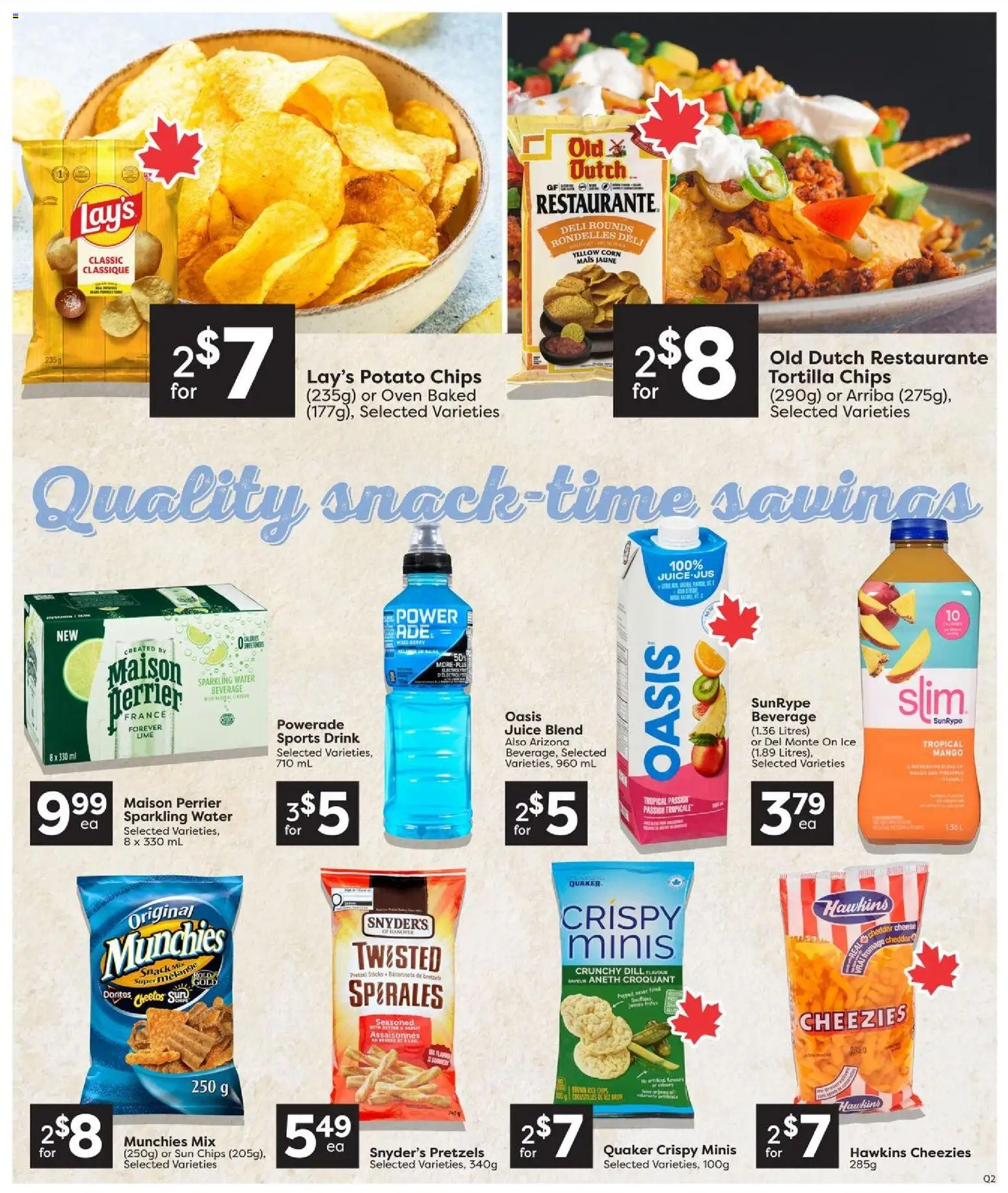 Quality Foods flyer valid from Jul 23, 2026 | Page: 9 | Products: Pineapple, Oven, Cheese, Juice