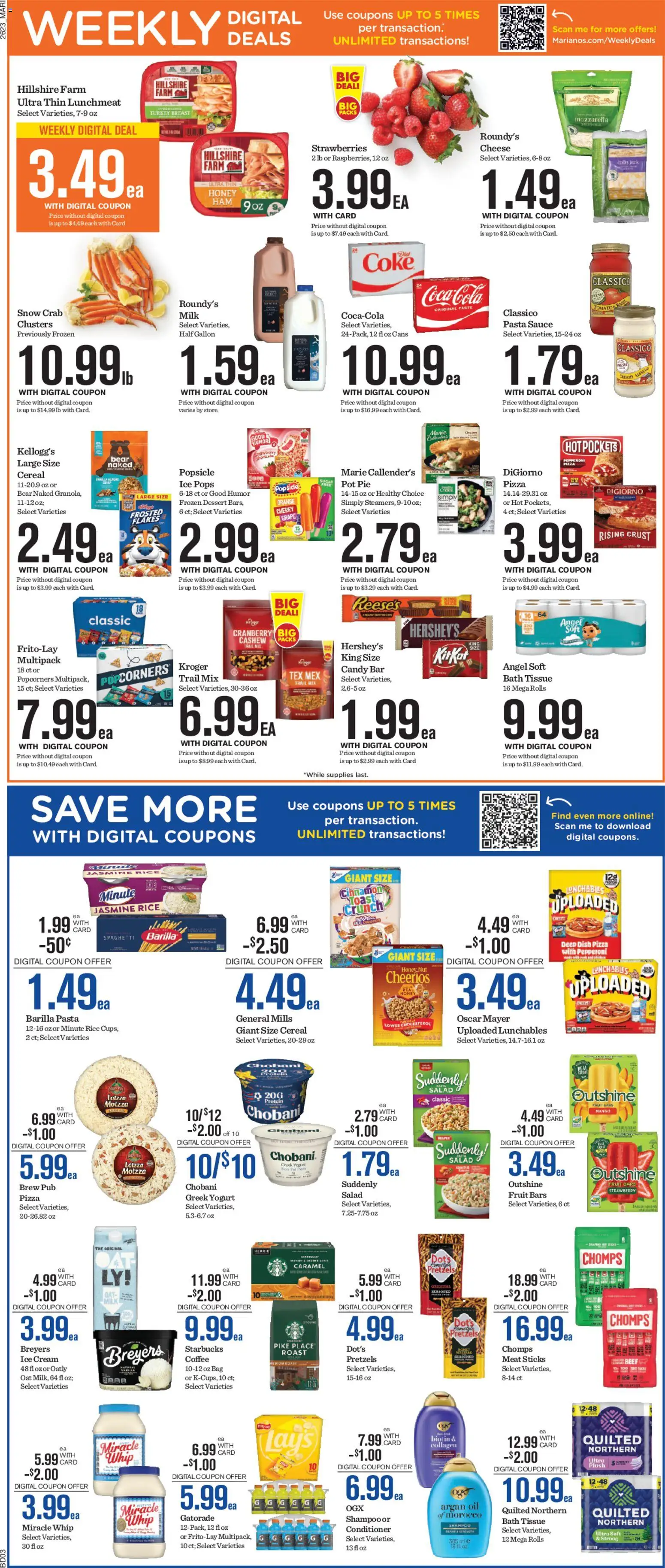 Mariano's Weekly Ad - valid from 07/08/2026 | Page: 6 | Products: Beef, Sauce, Date, Bag