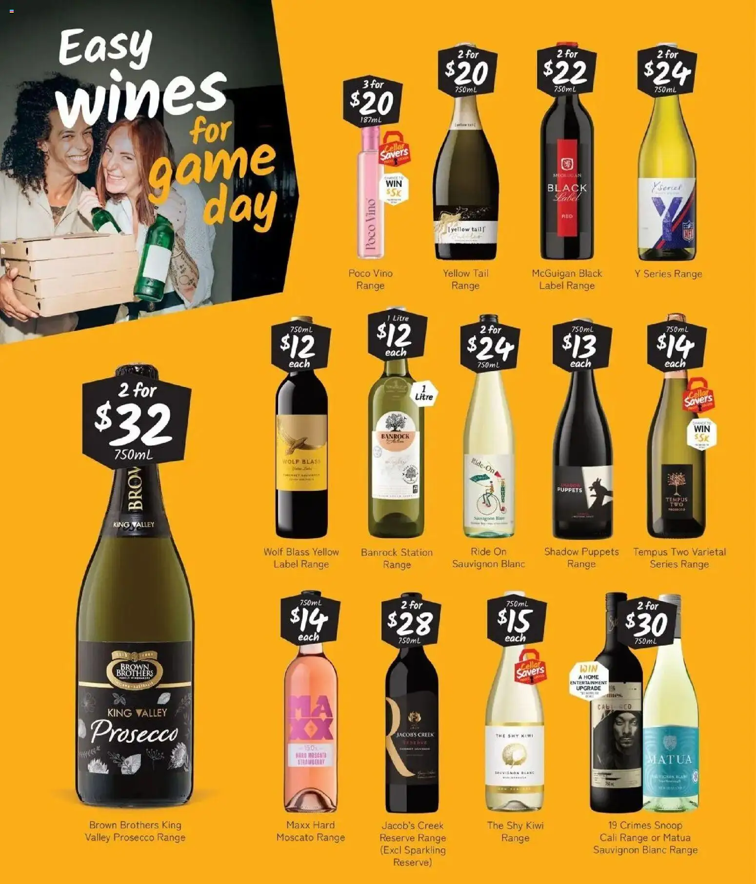 Cellarbrations catalogue - valid from 21/09/2026 | Page: 6 | Products: Prosecco, Kiwi, Game
