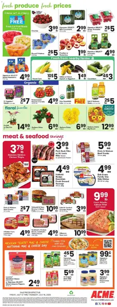 Preview of Acme weekly ads valid from 07/10/2026 | Page: 4 | Products: Cherries, Mayonnaise, Sausage, Eggplant