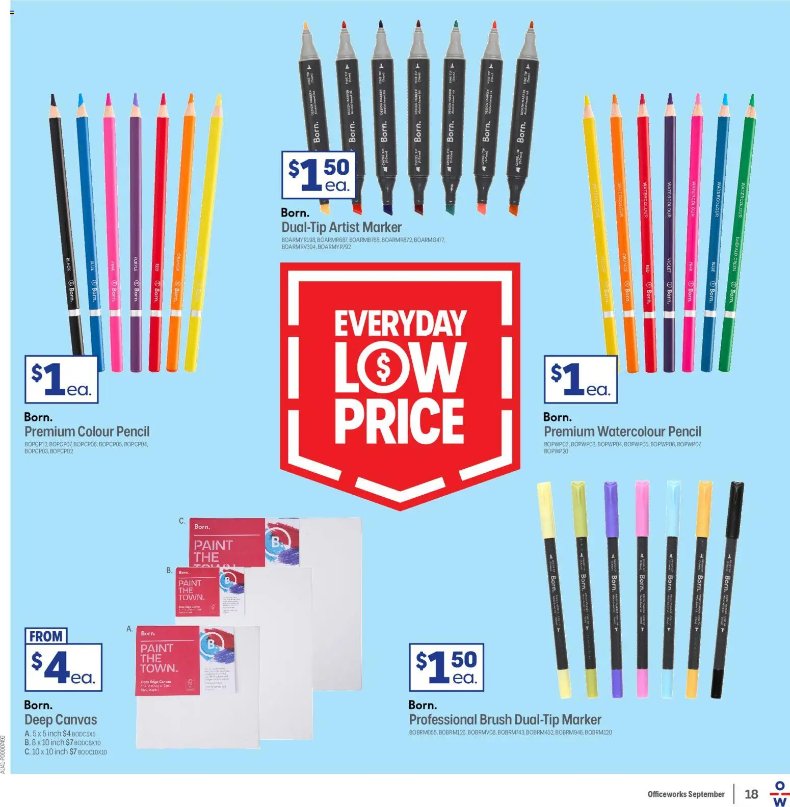 Officeworks catalogue - valid from 08/09/2026 | Page: 19 | Products: Emerald, Brush, Pencil