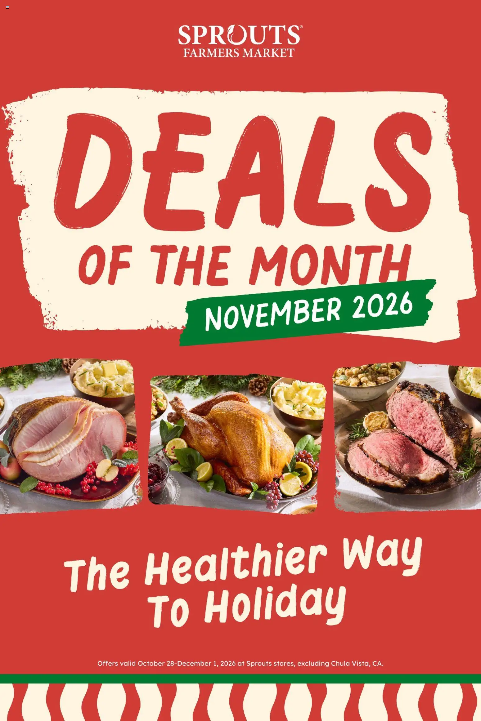 Sprouts Monthly Ad - valid from 10/28/2026 | Page: 1