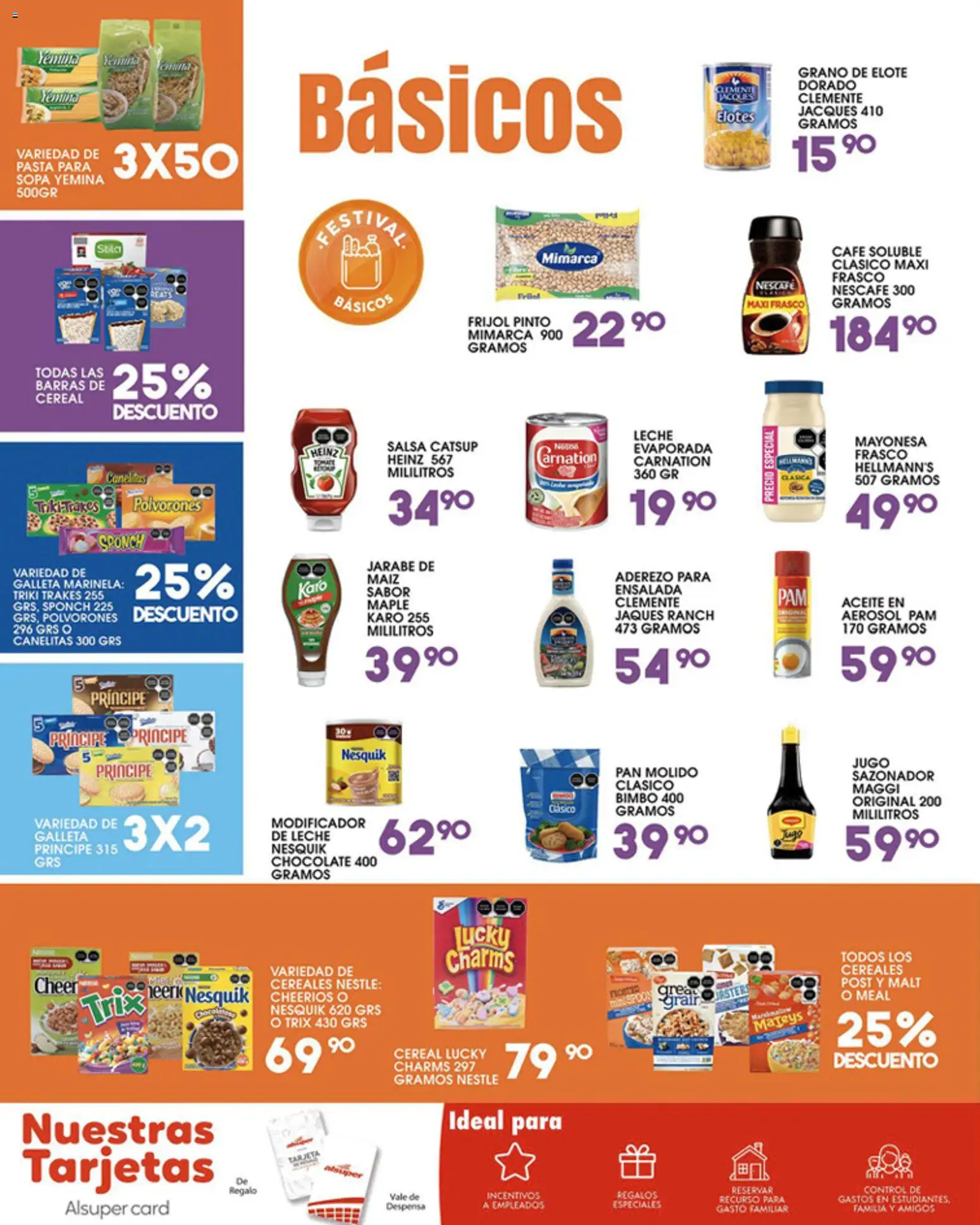 Nuevas ofertas de Alsuper válidas en toda la República Mexicana desde el 31/07/2026. ¡Encuentra las mejores ofertas en Alsuper folleto! | Página: 6 | Productos: Aderezo, Aceite, Pasta, Catsup
