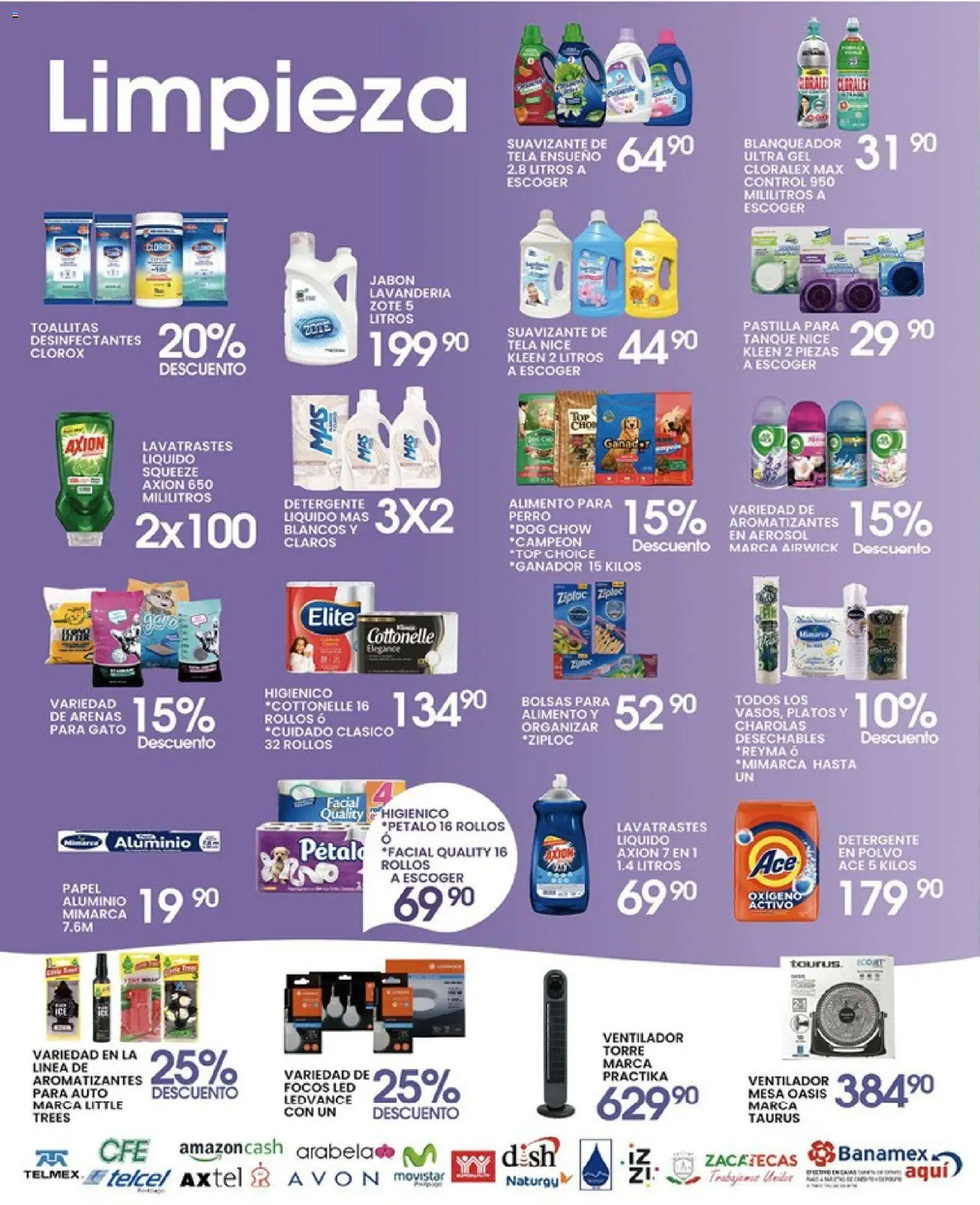 Nuevas ofertas de Alsuper válidas en toda la República Mexicana desde el 19.05.2026. ¡Encuentra las mejores ofertas en Alsuper folleto Calera! | Página: 5 | Productos: Detergente, Ventilador, Top, Polvo