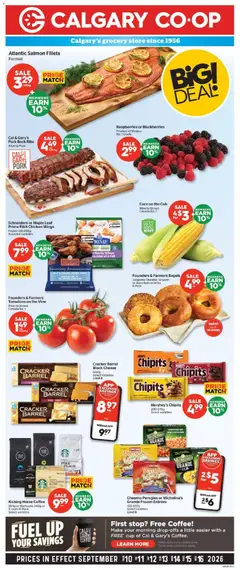 Preview of Calgary Co-op weekly flyer / circulaire from shop Calgary Co-op valid from Sep 10, 2026