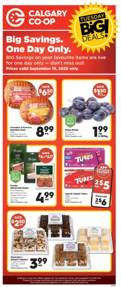 Preview of Calgary Co-op weekly flyer / circulaire from shop Calgary Co-op valid from Sep 10, 2026