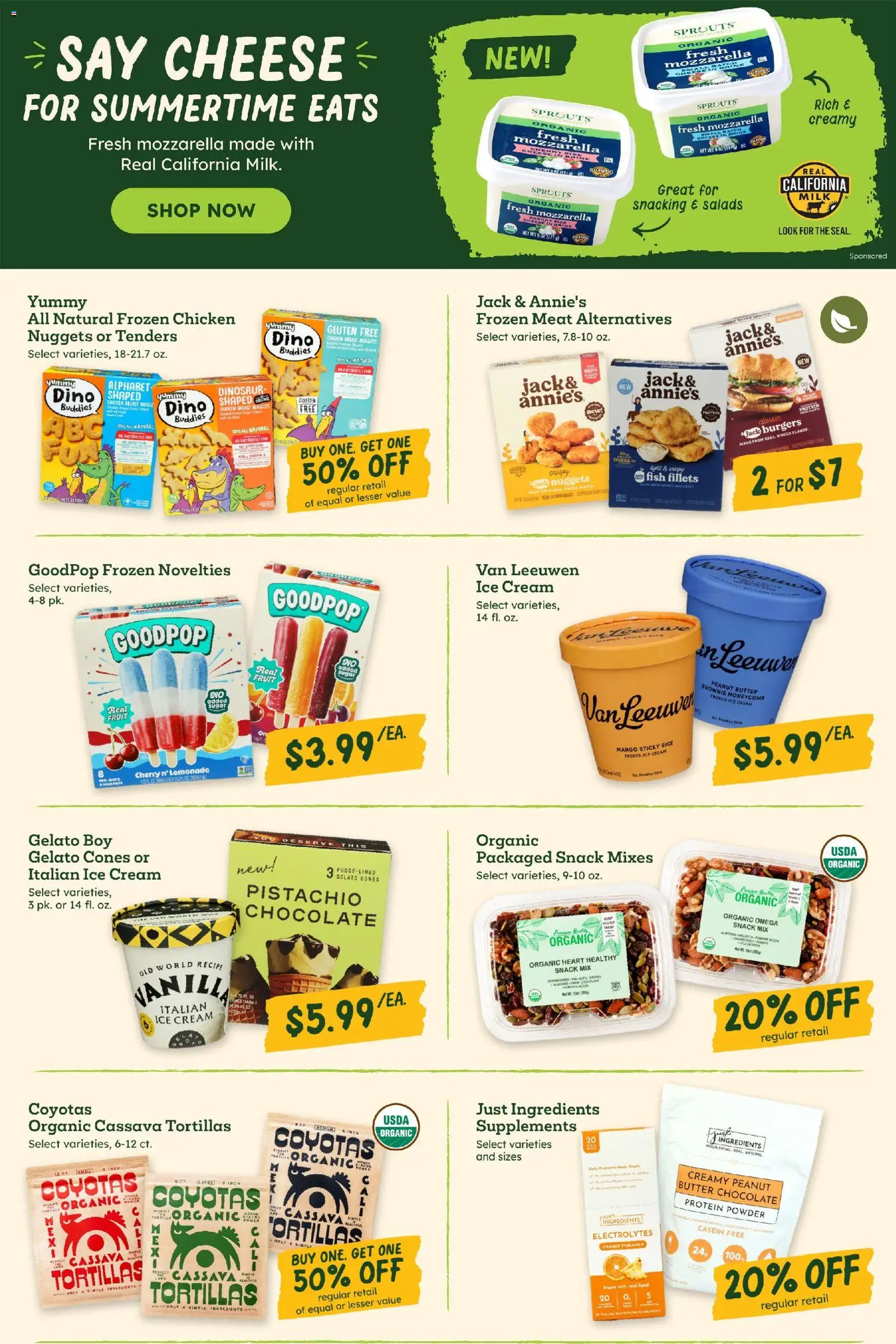 Sprouts Weekly Ad - valid from 07/29/2026 | Page: 5 | Products: Powder, Chocolate, Cream, Sugar