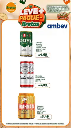 Bretas ofertas Ambev - Pré-Visualização do folheto da loja Bretas, válido de 01/09/2026