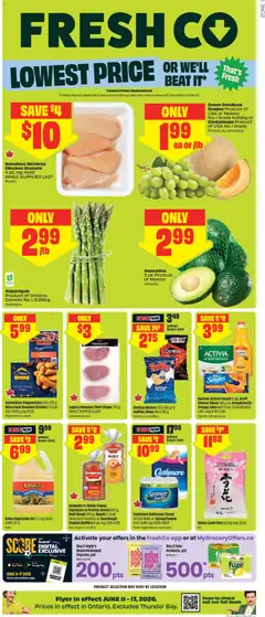 Preview of FreshCo weekly flyer / circulaire from shop FreshCo valid from 11.06.2026