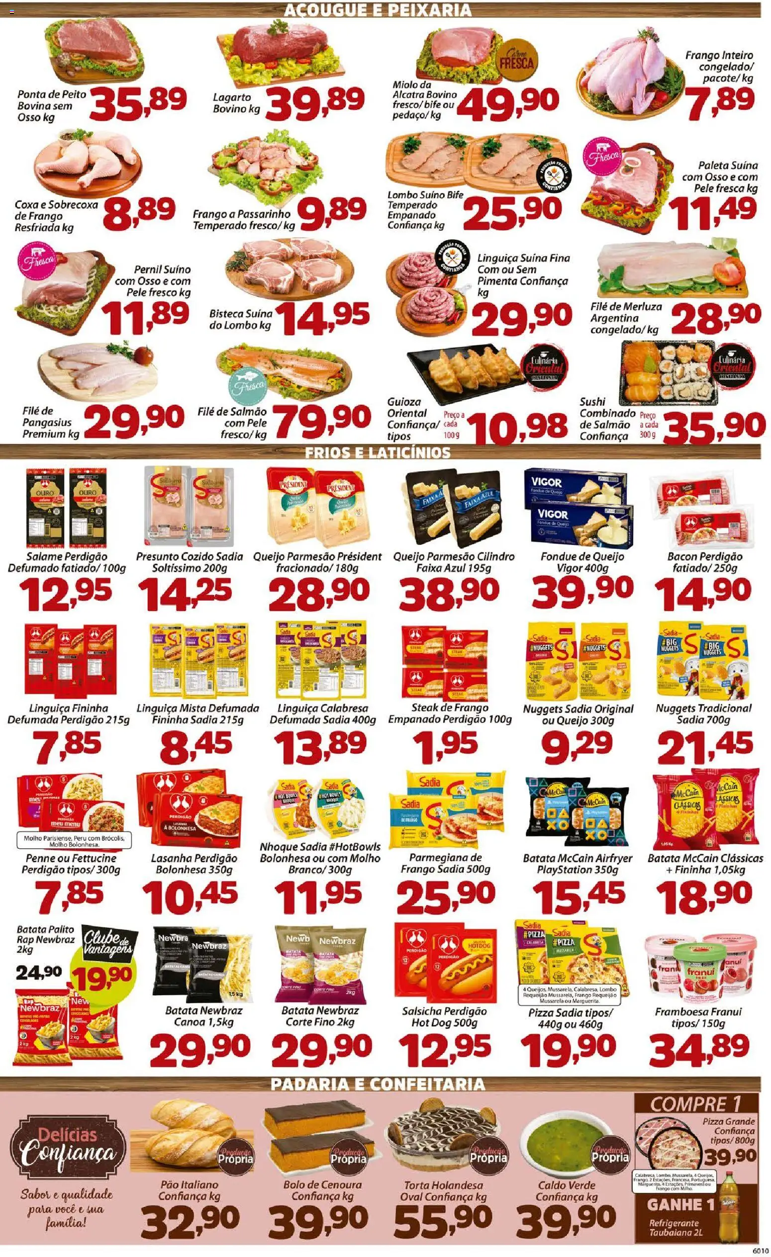 Confiança Folheto - válido de 15.05.2026 | Página: 3 | Produtos: Alcatra, Pizza, Queijo parmesão, Refrigerante