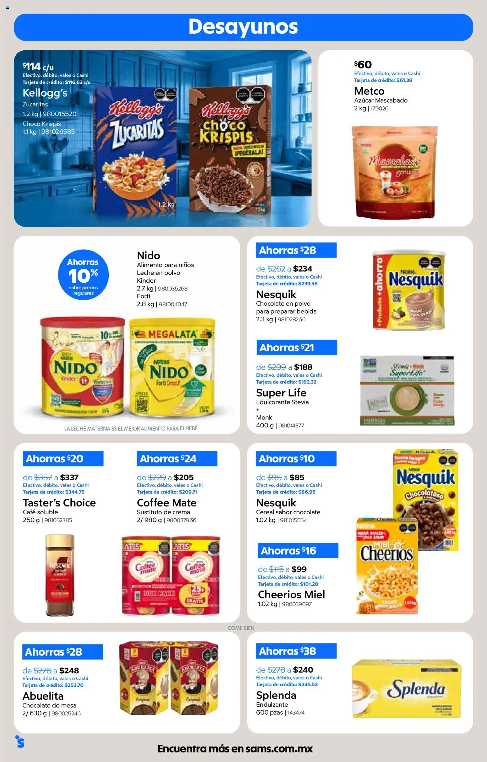 Nuevas ofertas de Sam's Club válidas en toda la República Mexicana desde el 01/10/2026. ¡Encuentra las mejores ofertas en Sam's Club catálogo! | Página: 12