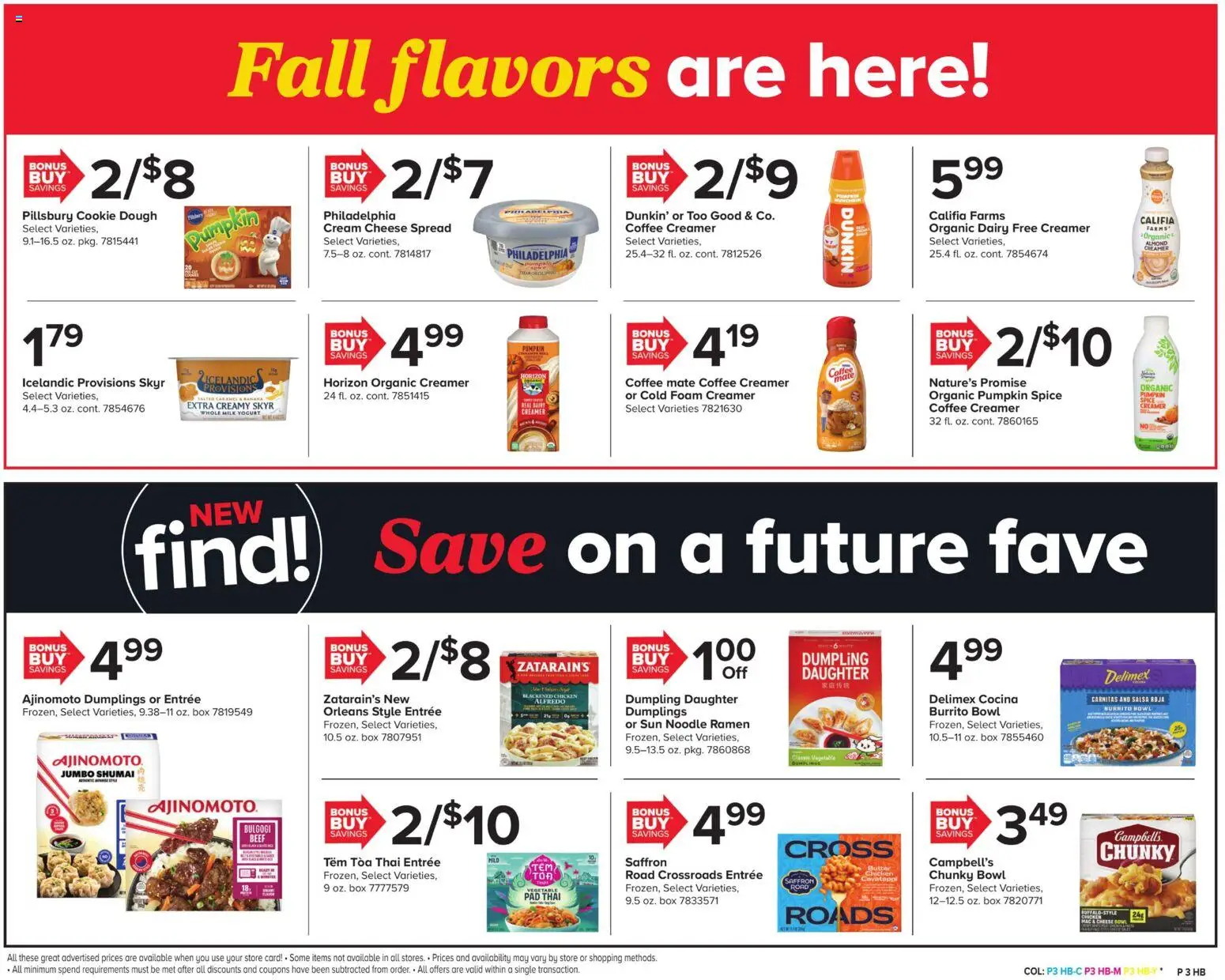 Giant Weekly Ad - valid from 08/07/2026 | Page: 3 | Products: Cream cheese, Chicken, Cheese, Yogurt