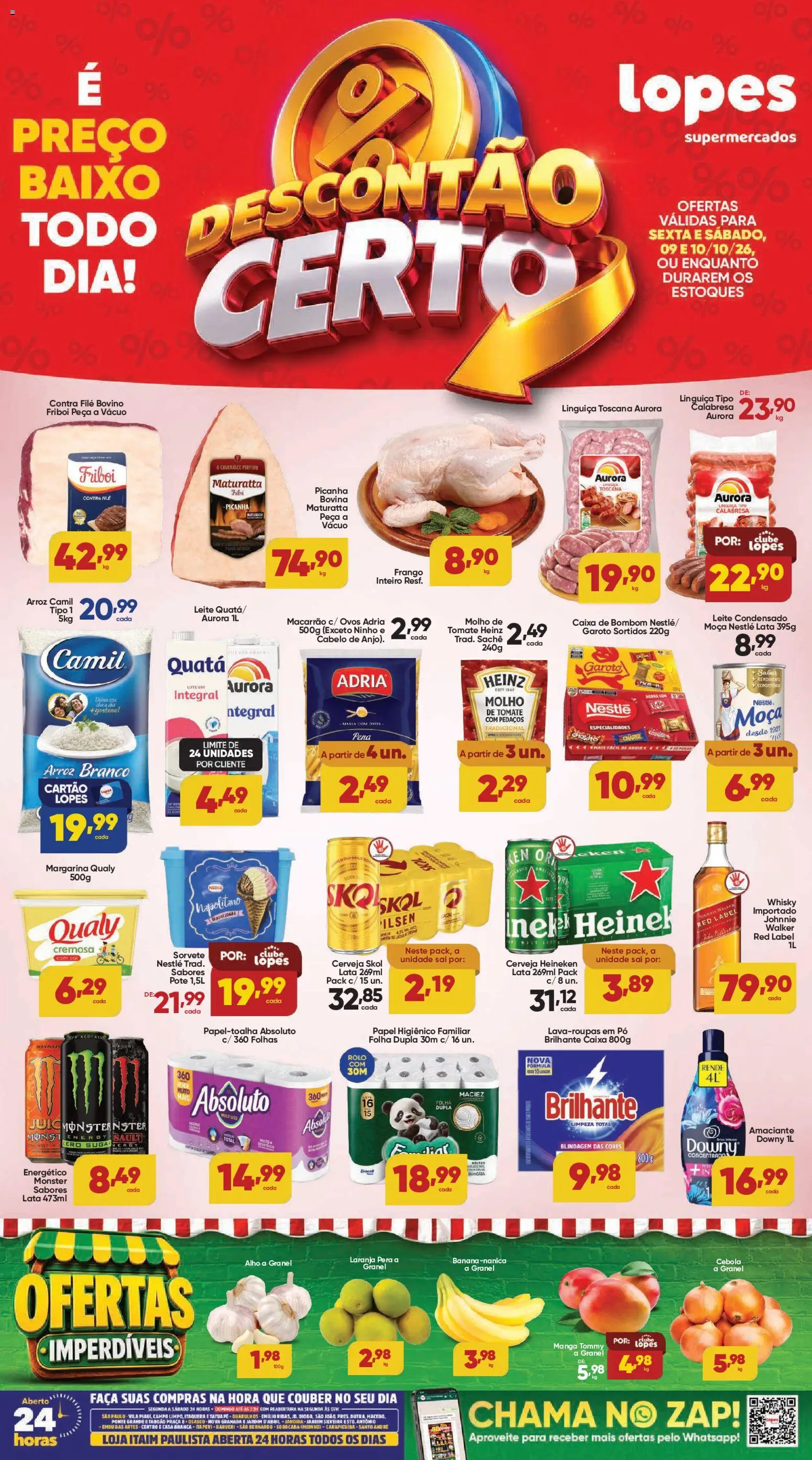 Lopes Supermercados Sexta-feira 9 Outubro