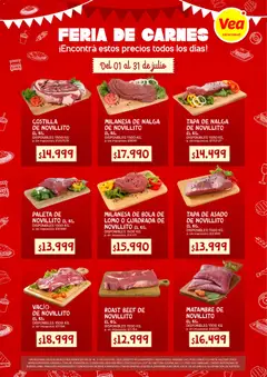 Vista previa Vea - Feria de carnes Mendoza válido desde el 01/07/2026