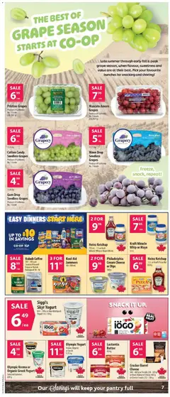 Preview of Co-op Food weekly flyer / circulaire from shop Co-op Food valid from Sep 17, 2026 | Page: 14 | Products: Cream, Sweetness, Cream cheese, Cheese