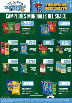 Vista previa NINI Mayorista ofertas válido desde el 29/06/2026 | Página: 20 | Productos: Mani, Tomate, Queso, Papas fritas